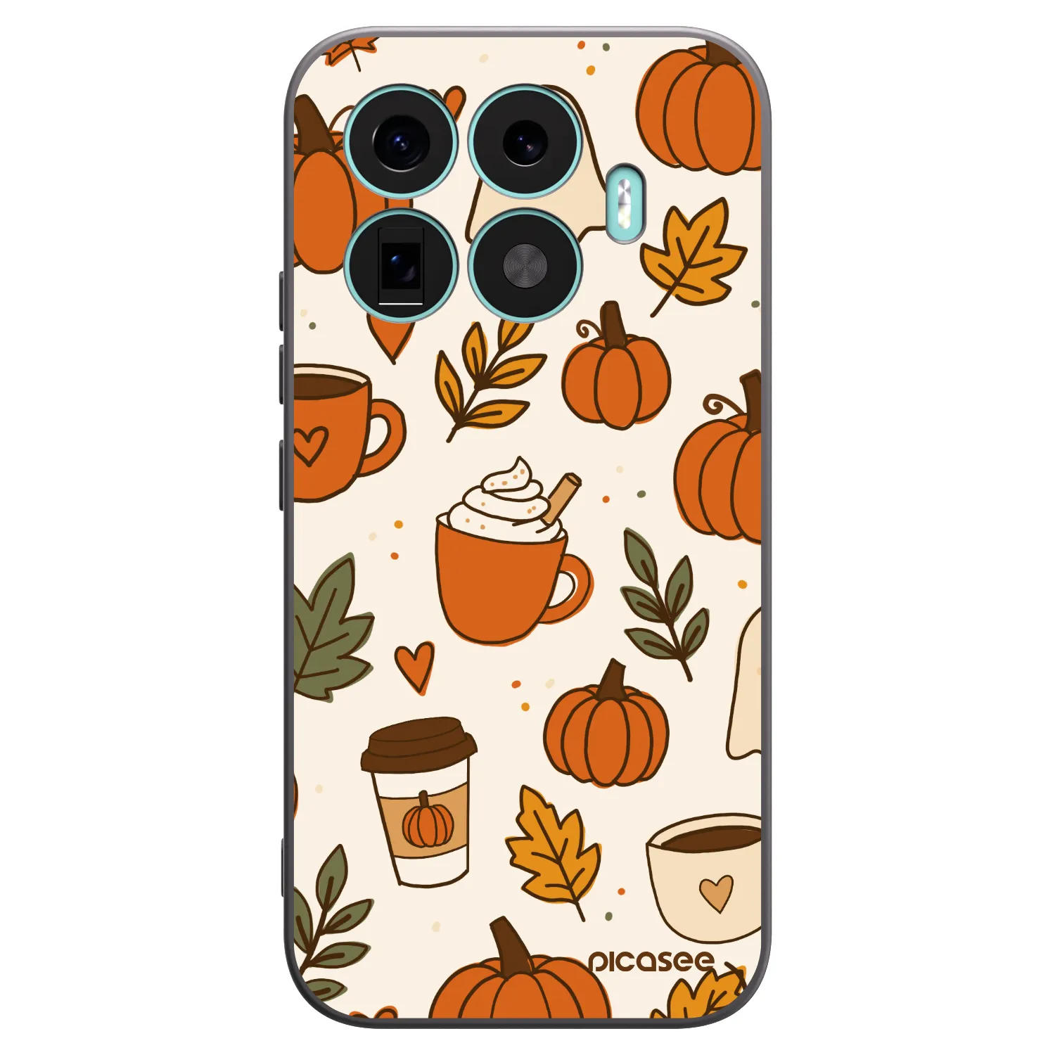 Picasee crna silikonska maskica za Xiaomi 17T - Fall vibes
