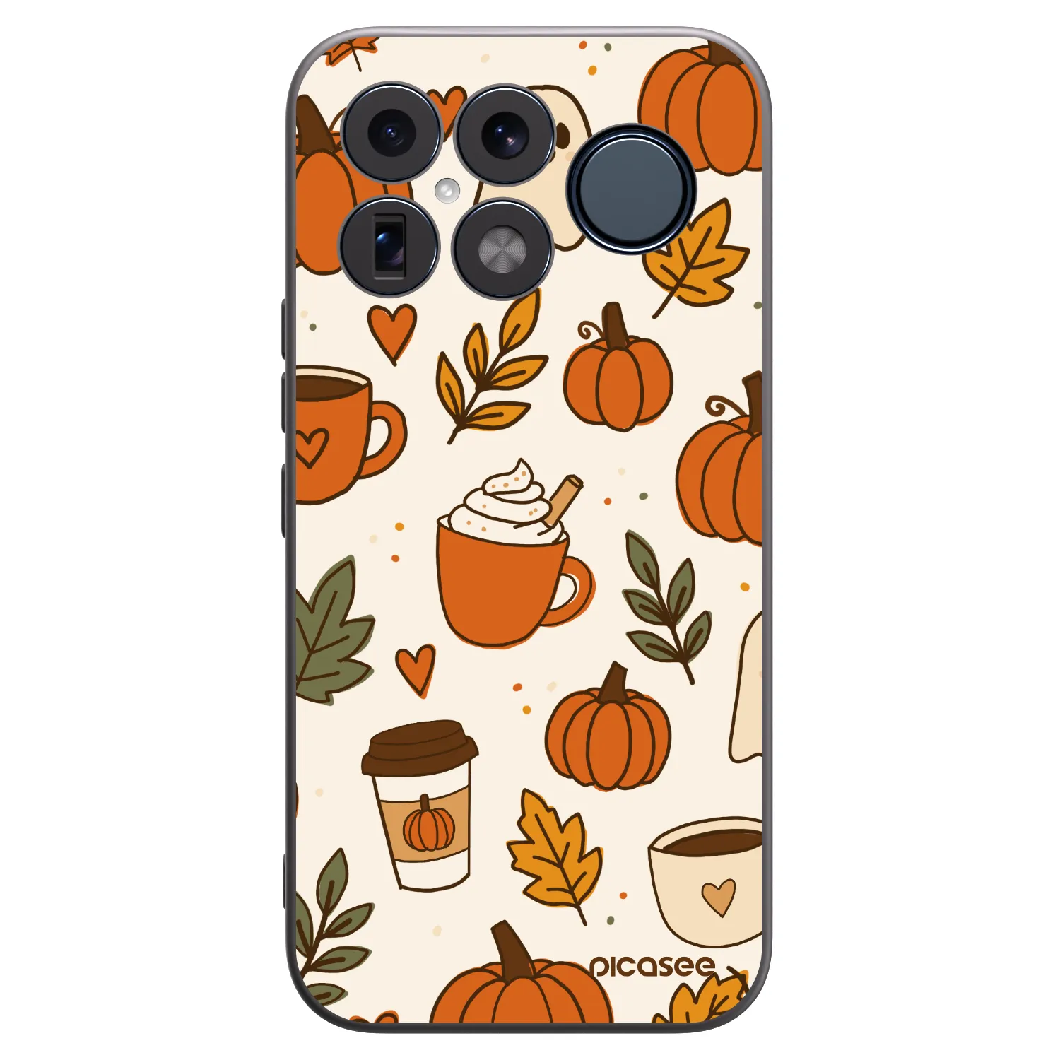 Picasee crna silikonska maskica za Xiaomi Poco F8 Ultra - Fall vibes