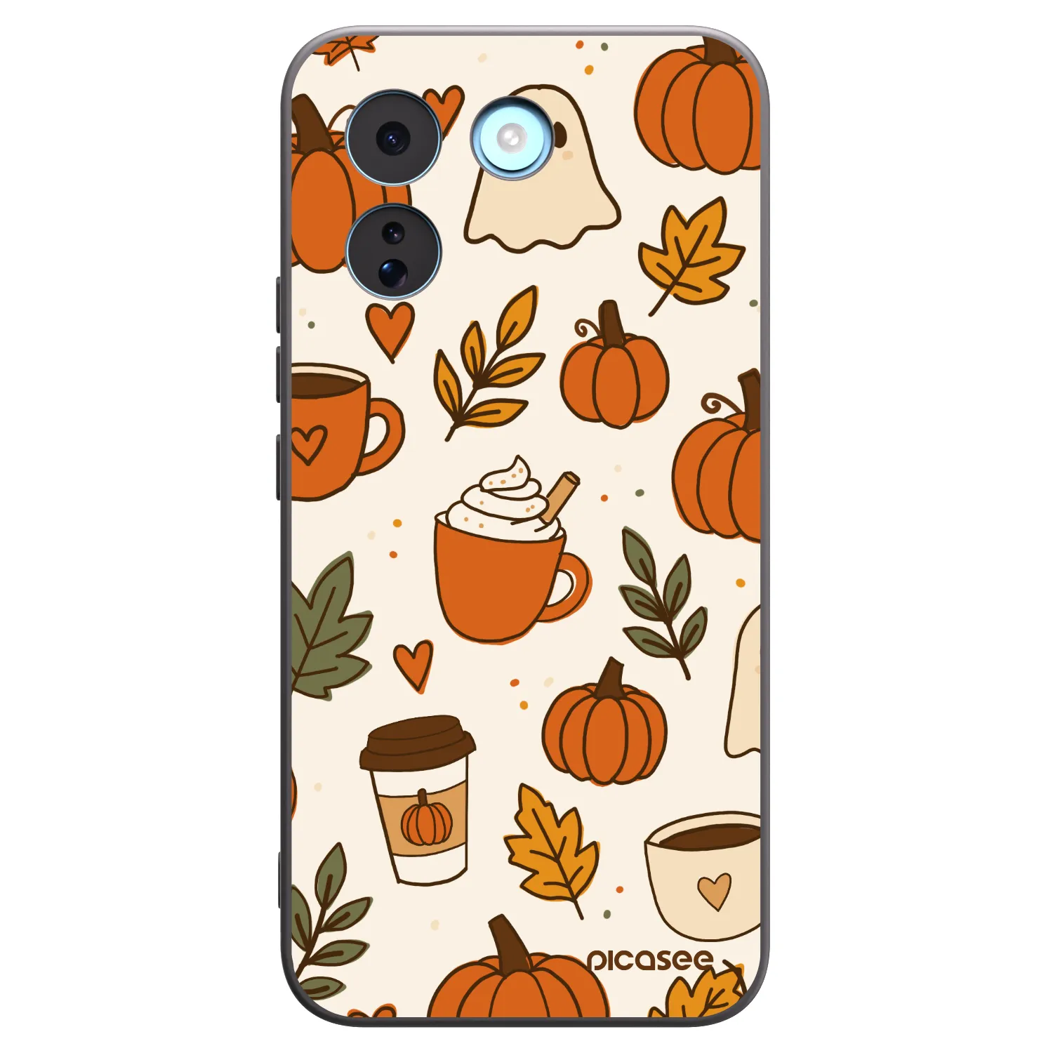 Picasee crna silikonska maskica za Xiaomi Redmi Note 17 Pro MAX 5G - Fall vibes