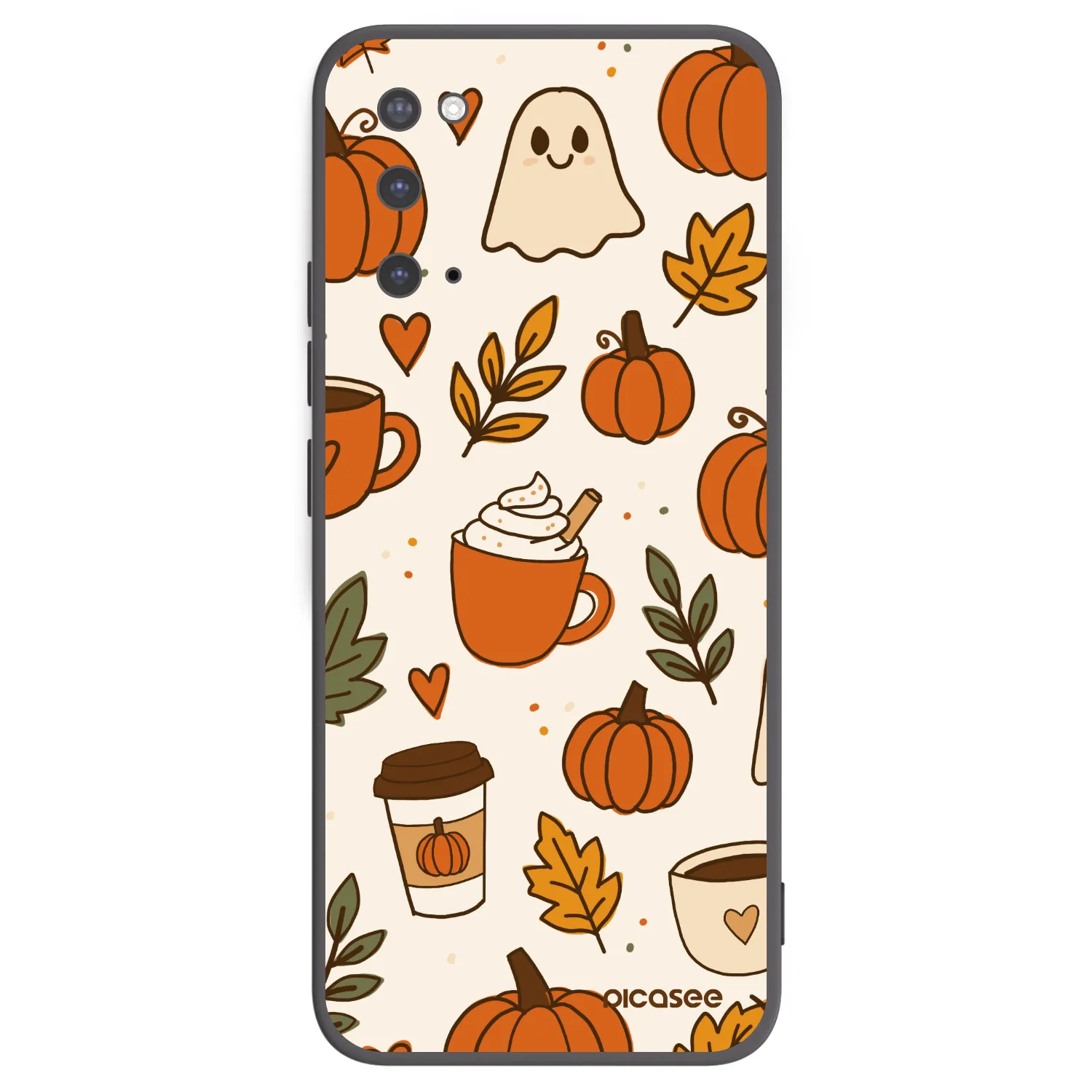 Picasee crna silikonska maskica za Samsung Galaxy S20 G980F - Fall vibes