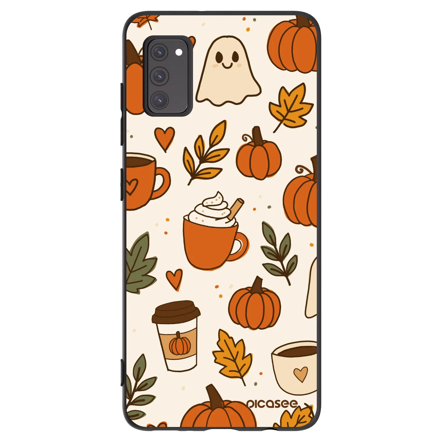 Picasee crna silikonska maskica za Samsung Galaxy A41 A415F - Fall vibes