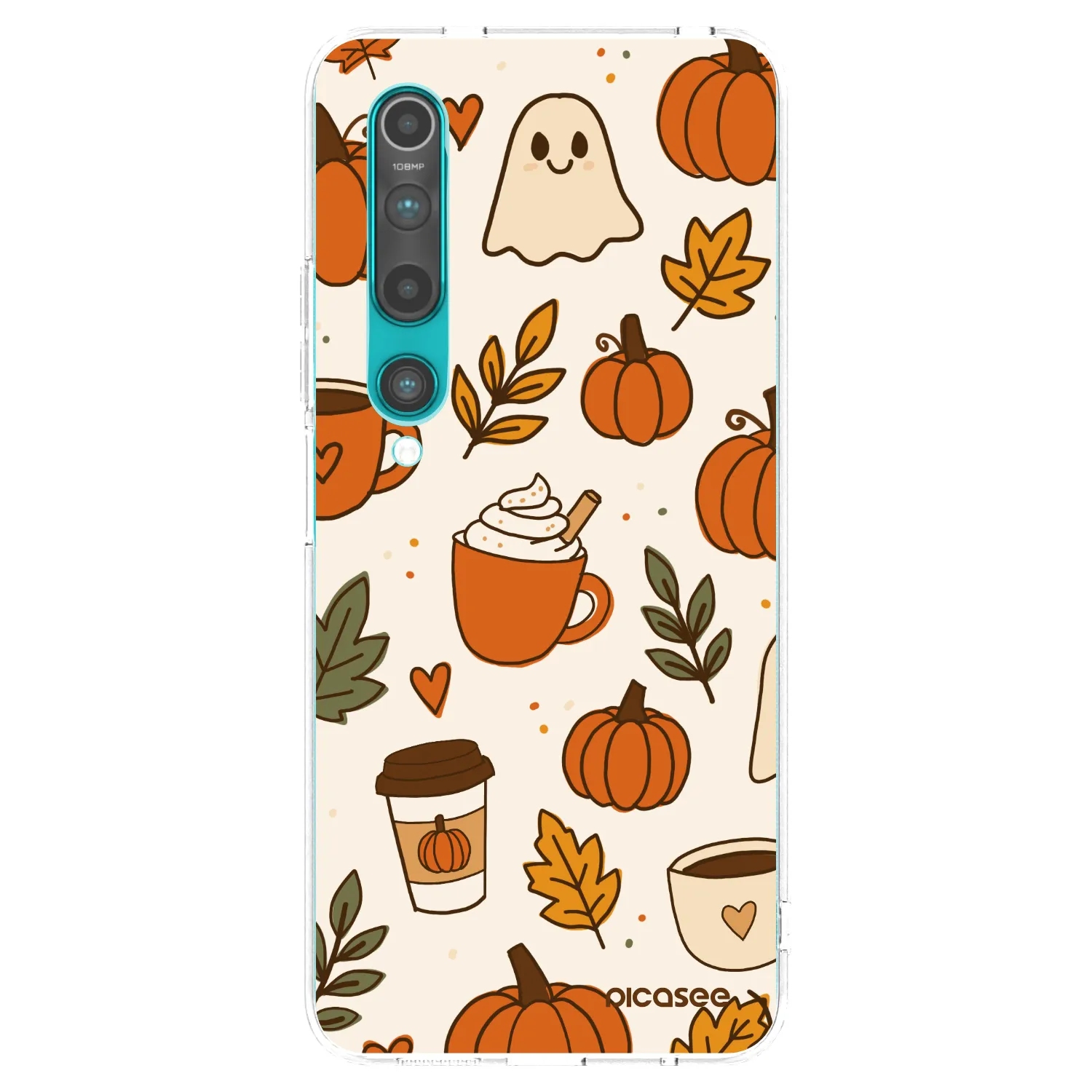 Picasee silikonska prozirna maskica za Xiaomi Mi 10 - Fall vibes