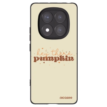 Picasee crna silikonska maskica za Xiaomi Redmi Note 14 Pro+ 5G - Hey there pumpkin
