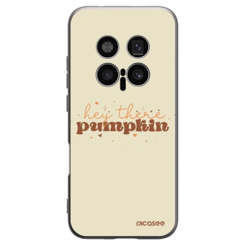 Picasee crna silikonska maskica za Honor Magic8 Pro 5G - Hey there pumpkin