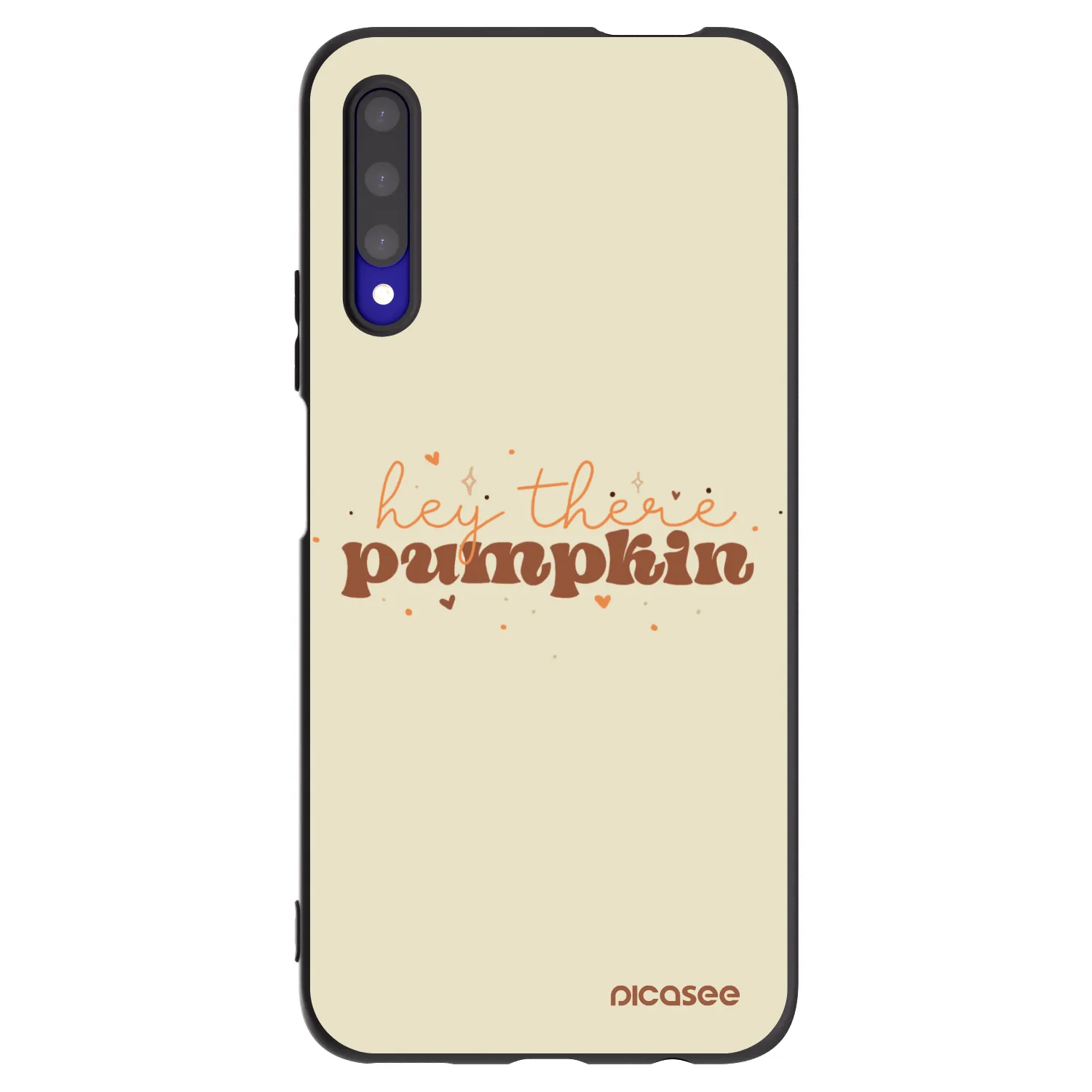 Picasee crna silikonska maskica za Honor 9X Pro - Hey there pumpkin