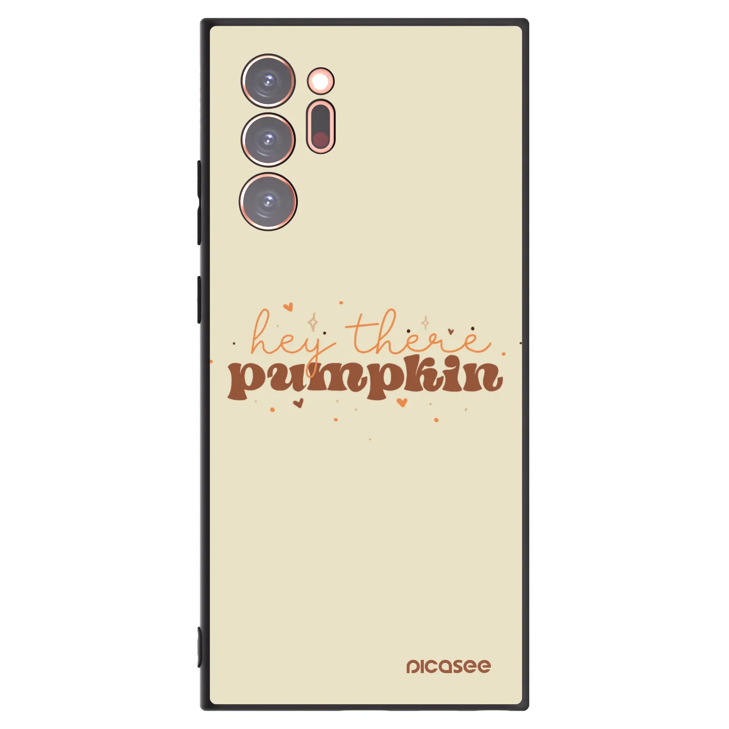 Picasee crna silikonska maskica za Samsung Galaxy Note 20 Ultra - Hey there pumpkin
