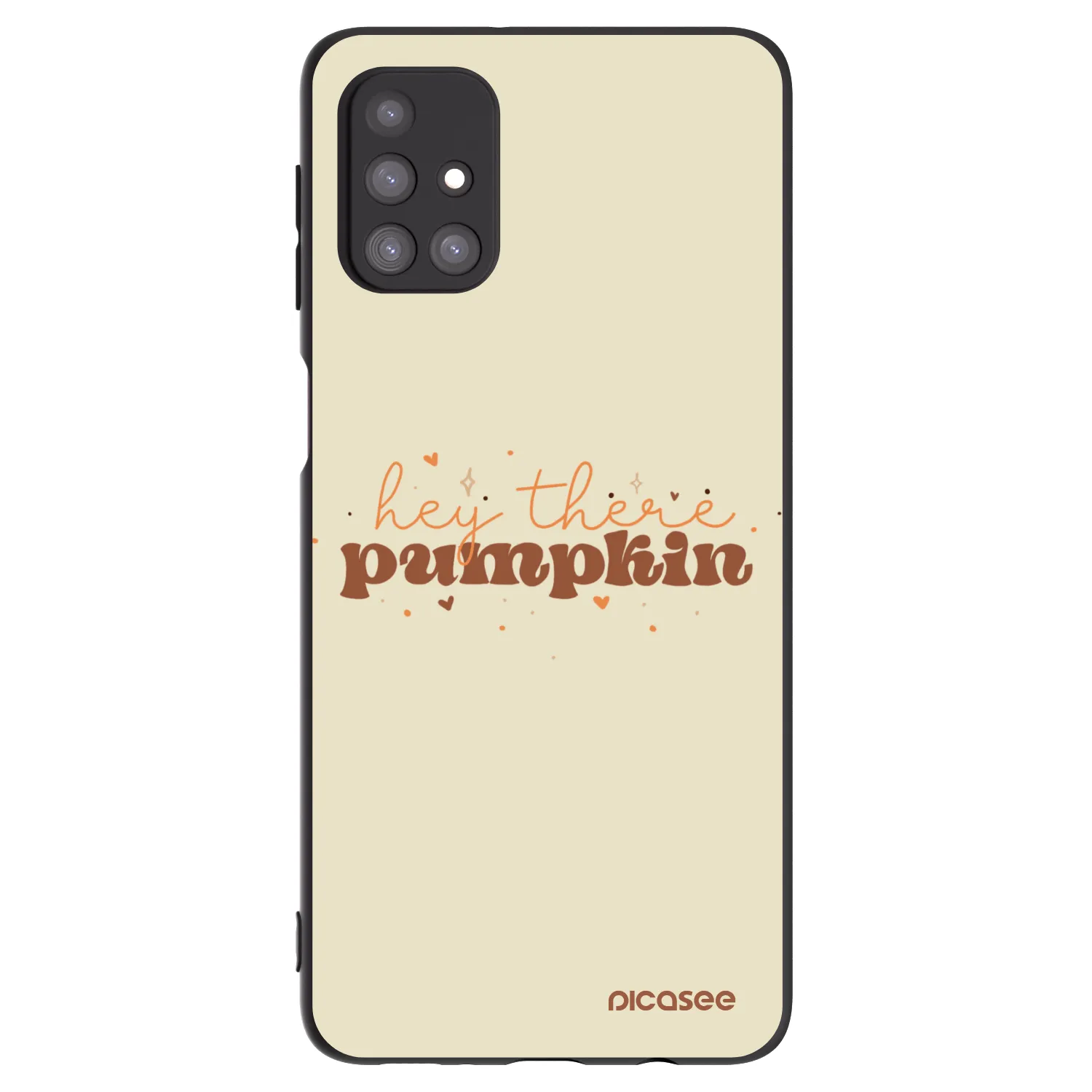 Picasee crna silikonska maskica za Samsung Galaxy M31s - Hey there pumpkin