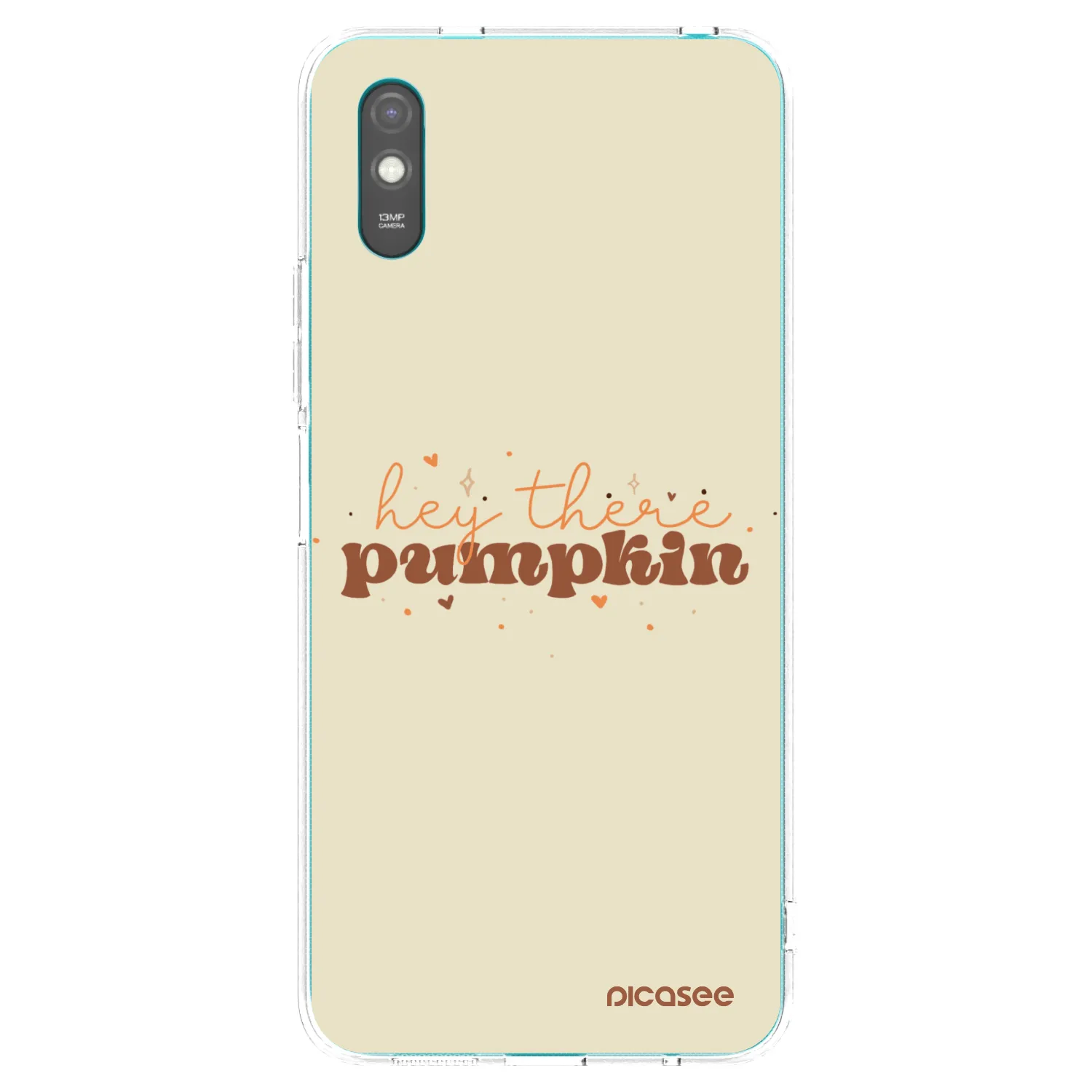 Picasee silikonska prozirna maskica za Xiaomi Redmi 9A - Hey there pumpkin