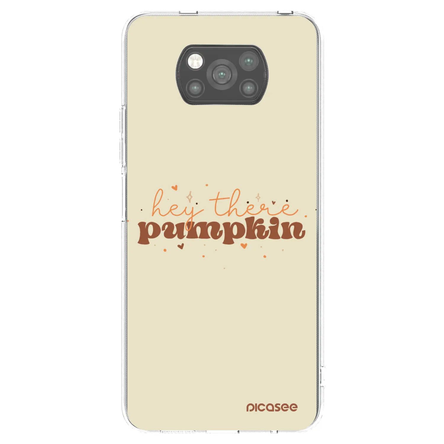 Picasee crna silikonska maskica za Xiaomi Poco X3 - Hey there pumpkin
