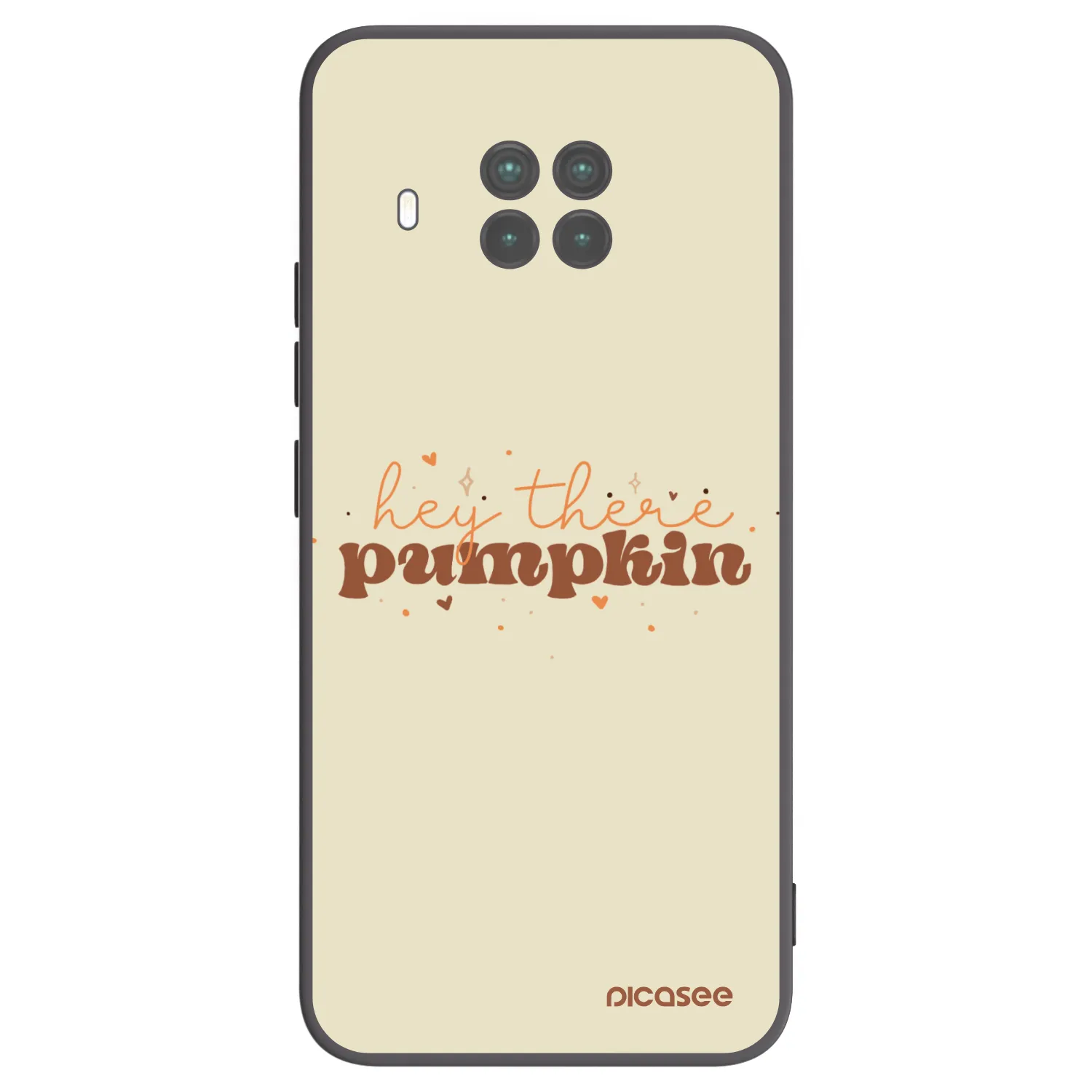 Picasee crna silikonska maskica za Xiaomi Mi 10T Lite - Hey there pumpkin