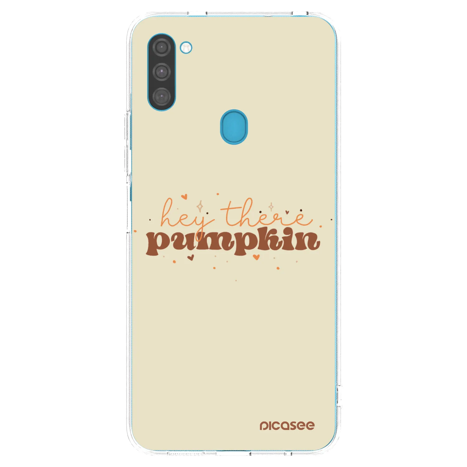Picasee silikonska prozirna maskica za Samsung Galaxy M11 - Hey there pumpkin