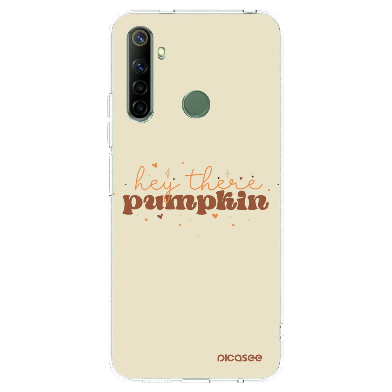 Picasee silikonska prozirna maskica za Realme 6i - Hey there pumpkin