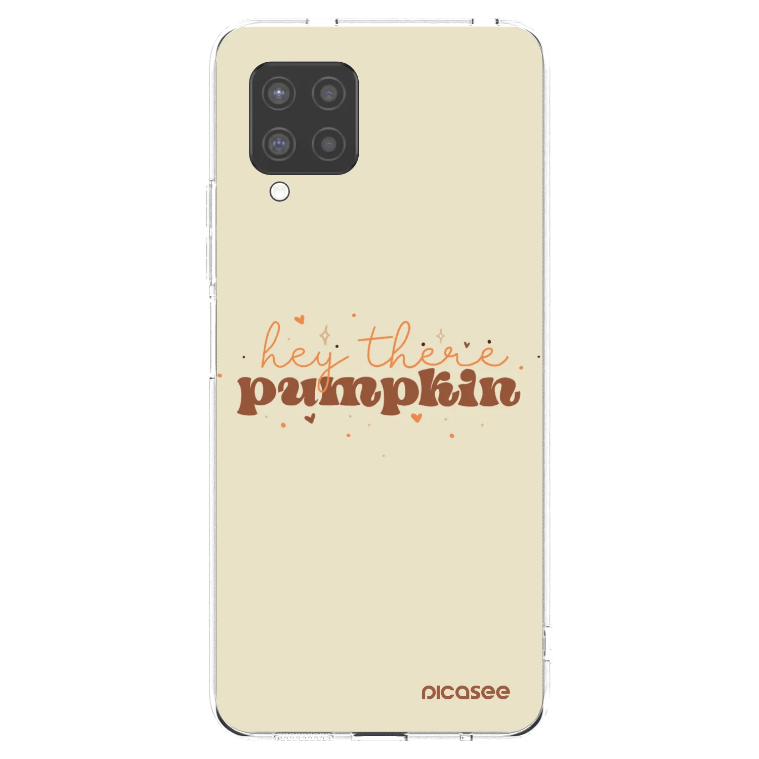 Picasee silikonska prozirna maskica za Samsung Galaxy A42 A426B - Hey there pumpkin