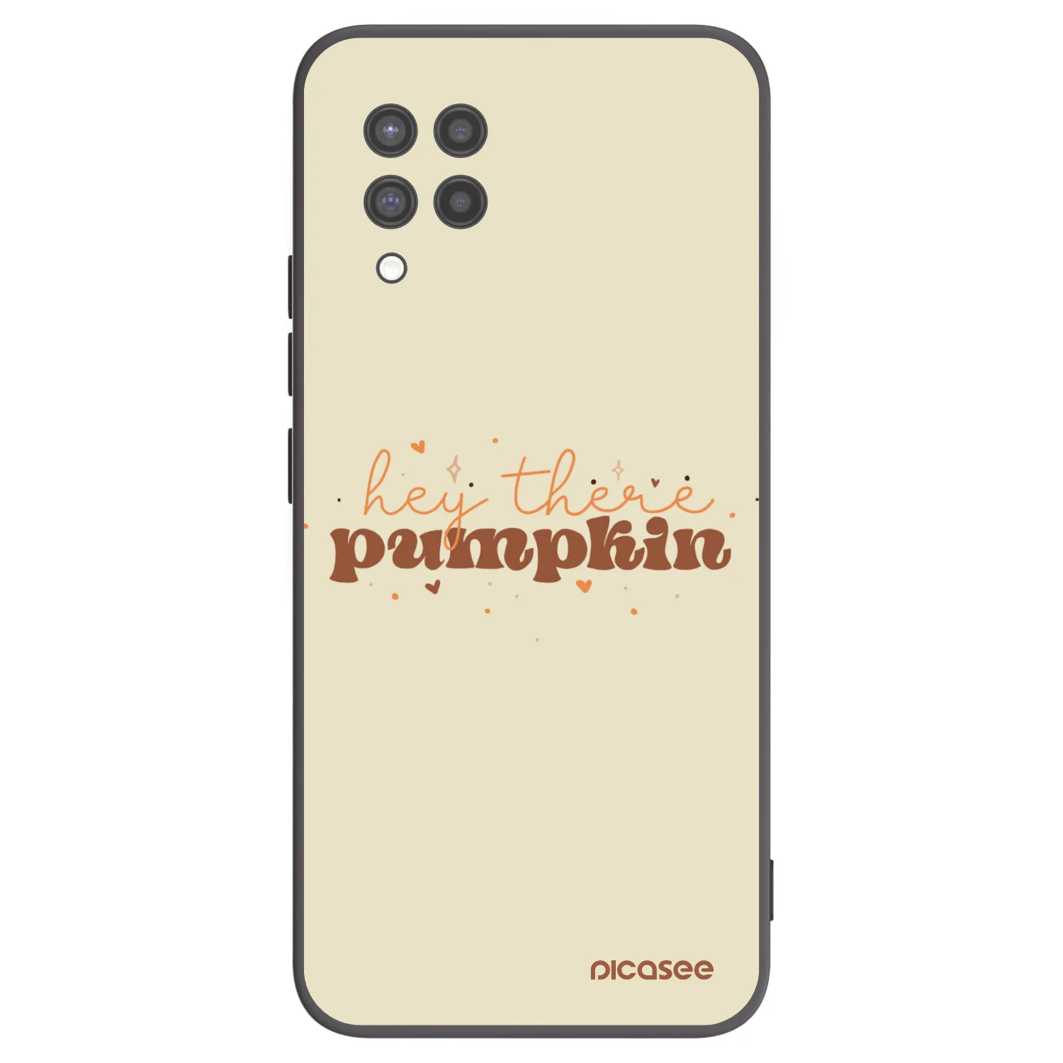 Picasee crna silikonska maskica za Samsung Galaxy A42 A426B - Hey there pumpkin