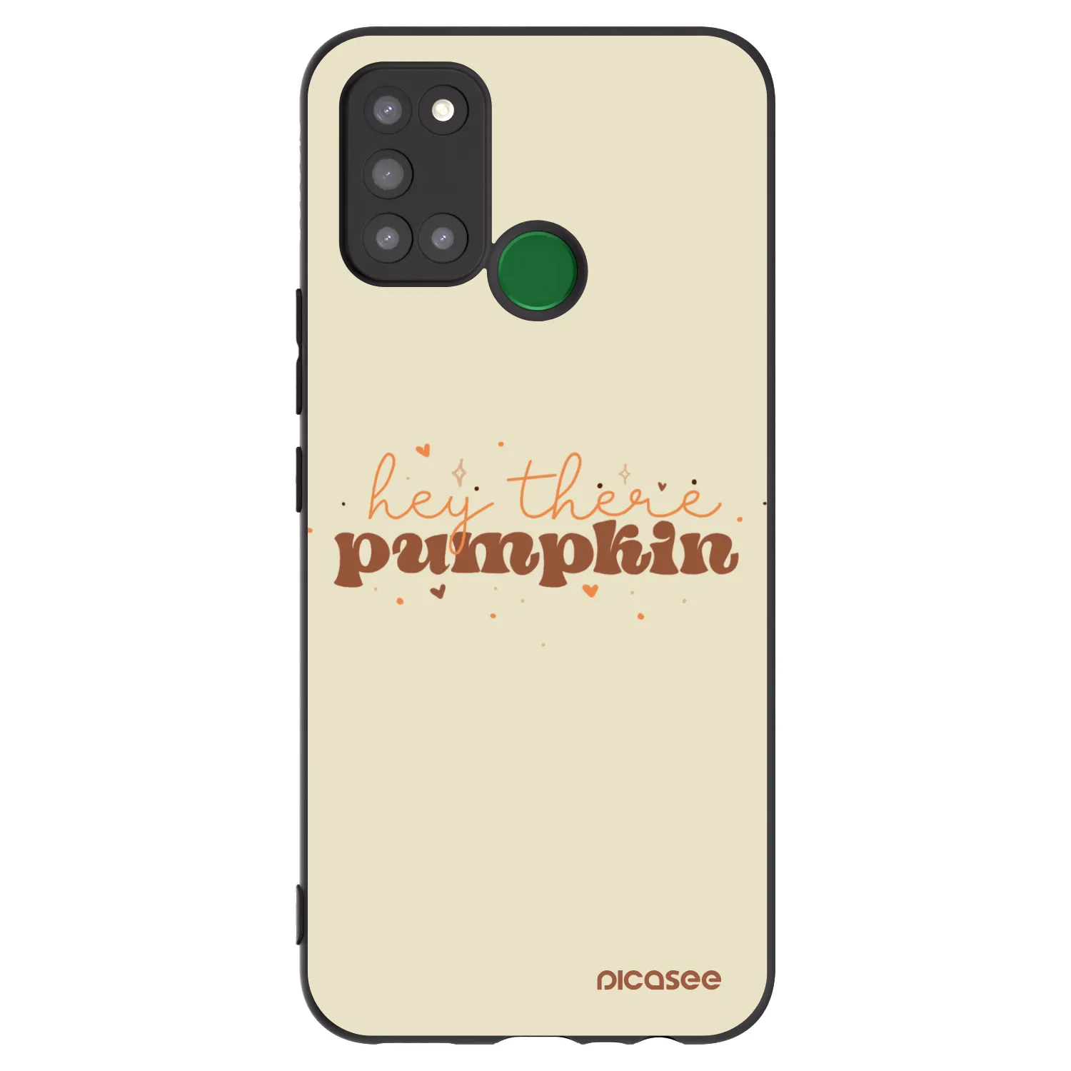 Picasee crna silikonska maskica za Realme 7i - Hey there pumpkin