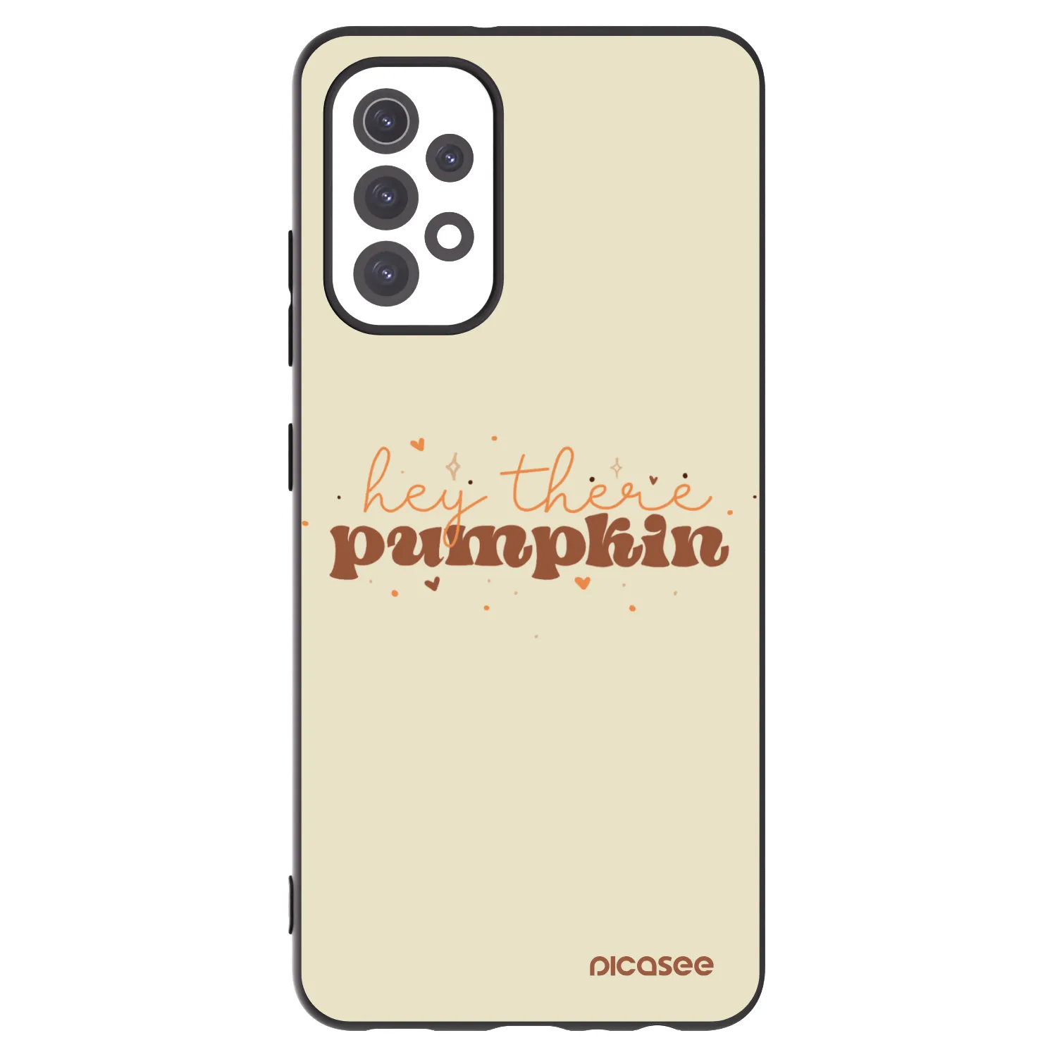 Picasee crna silikonska maskica za Samsung Galaxy A32 5G A326B - Hey there pumpkin