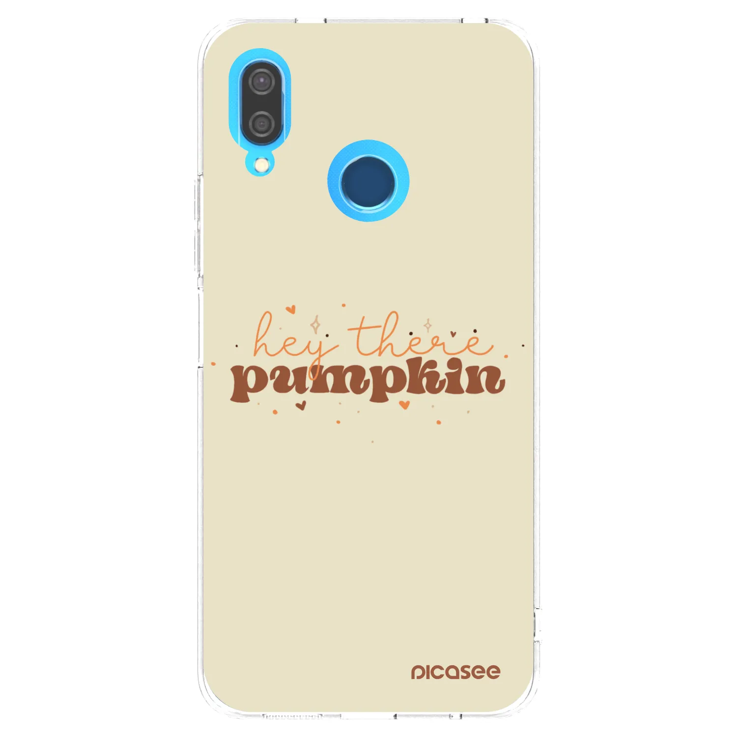 Picasee silikonska prozirna maskica za Huawei P20 Lite - Hey there pumpkin