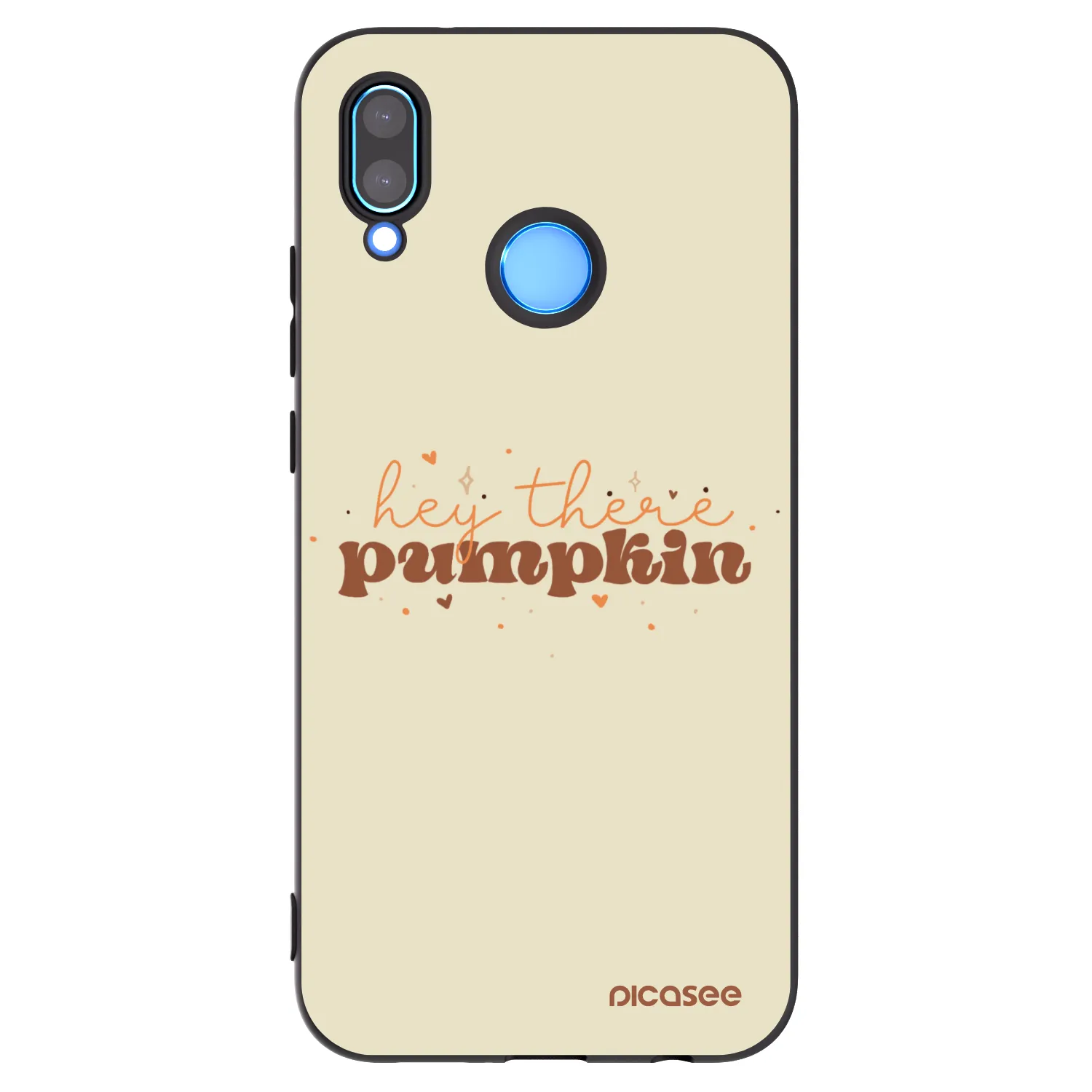Picasee crna silikonska maskica za Huawei P20 Lite - Hey there pumpkin