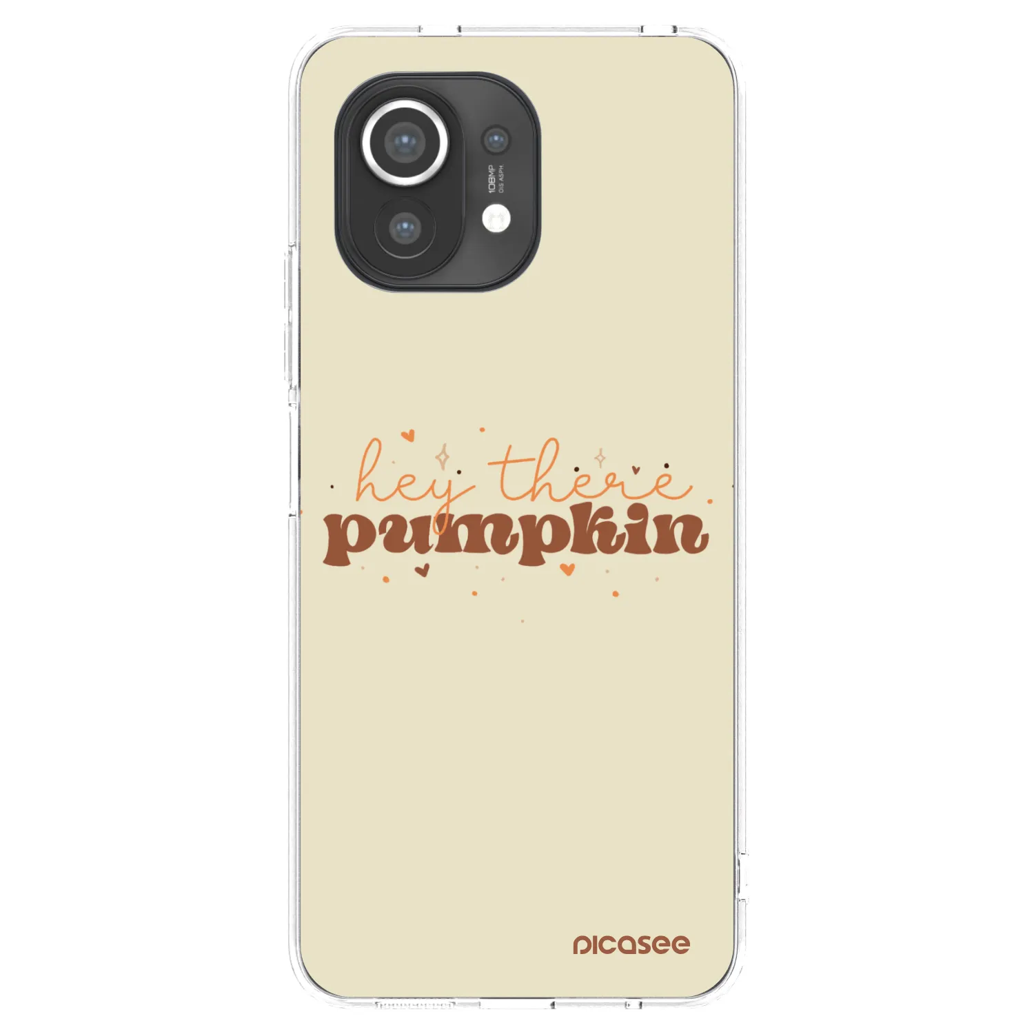 Picasee silikonska prozirna maskica za Xiaomi Mi 11 - Hey there pumpkin