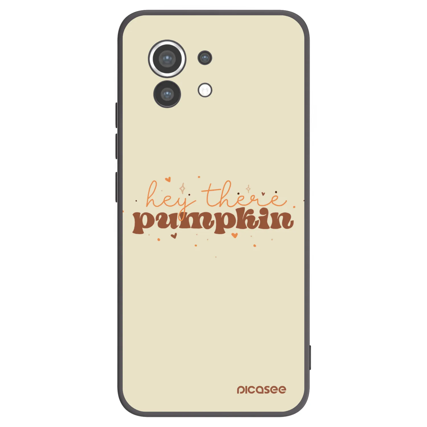 Picasee crna silikonska maskica za Xiaomi Mi 11 - Hey there pumpkin