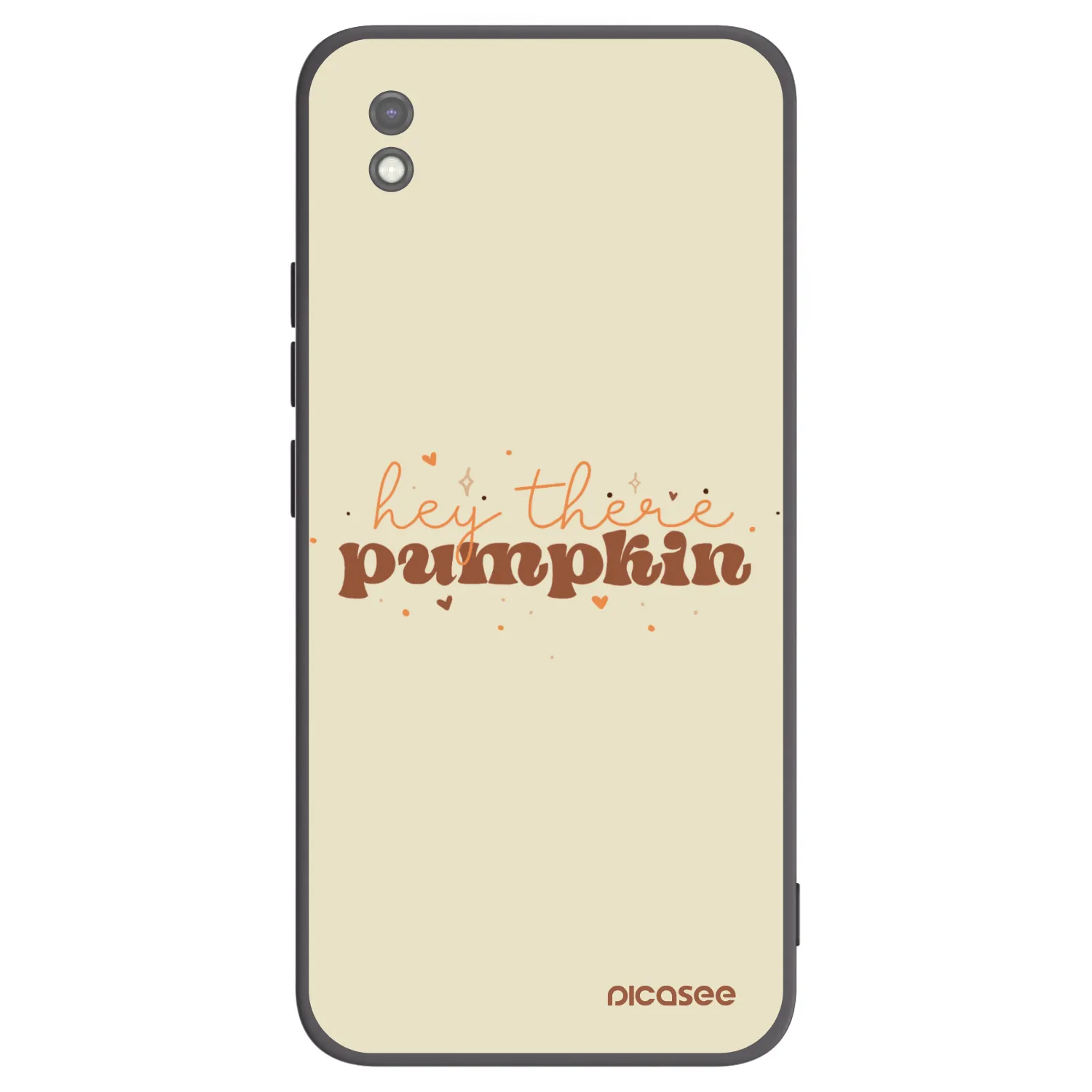 Picasee crna silikonska maskica za Xiaomi Redmi 9AT - Hey there pumpkin