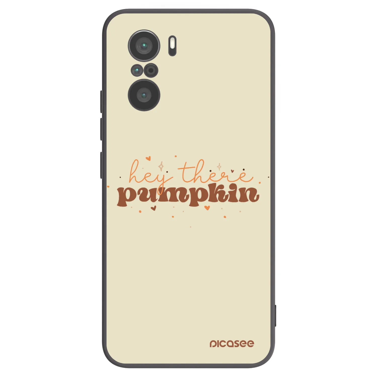 Picasee crna silikonska maskica za Xiaomi Poco F3 - Hey there pumpkin