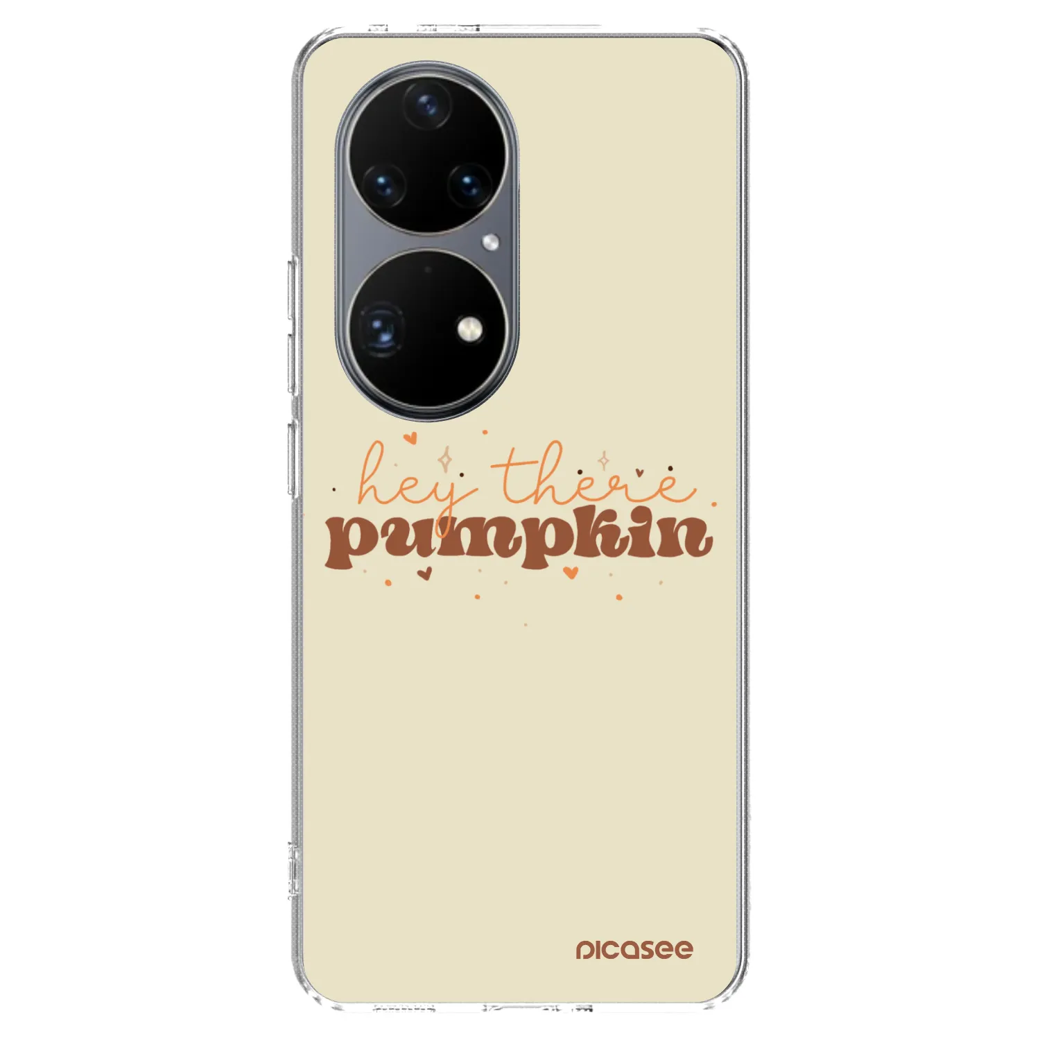 Picasee silikonska prozirna maskica za Huawei P50 - Hey there pumpkin