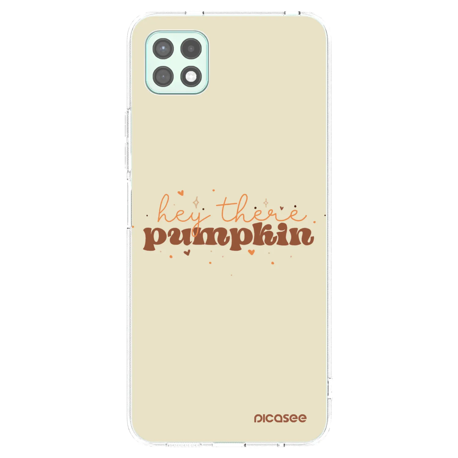 Picasee silikonska prozirna maskica za Samsung Galaxy A22 A226B 5G - Hey there pumpkin