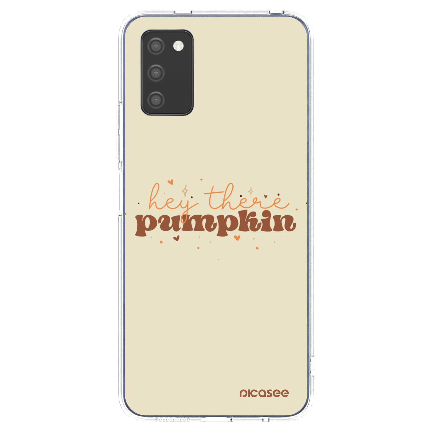 Picasee silikonska prozirna maskica za Samsung Galaxy A02s A025G - Hey there pumpkin