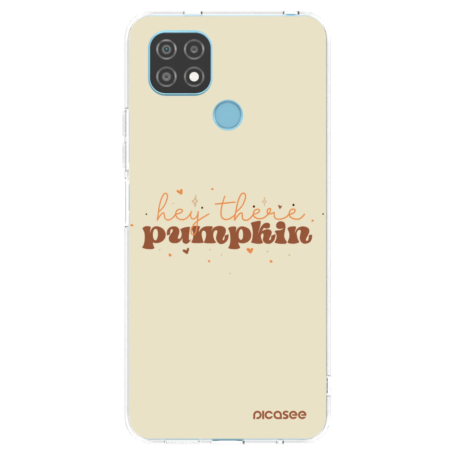 Picasee silikonska prozirna maskica za Realme C21 - Hey there pumpkin
