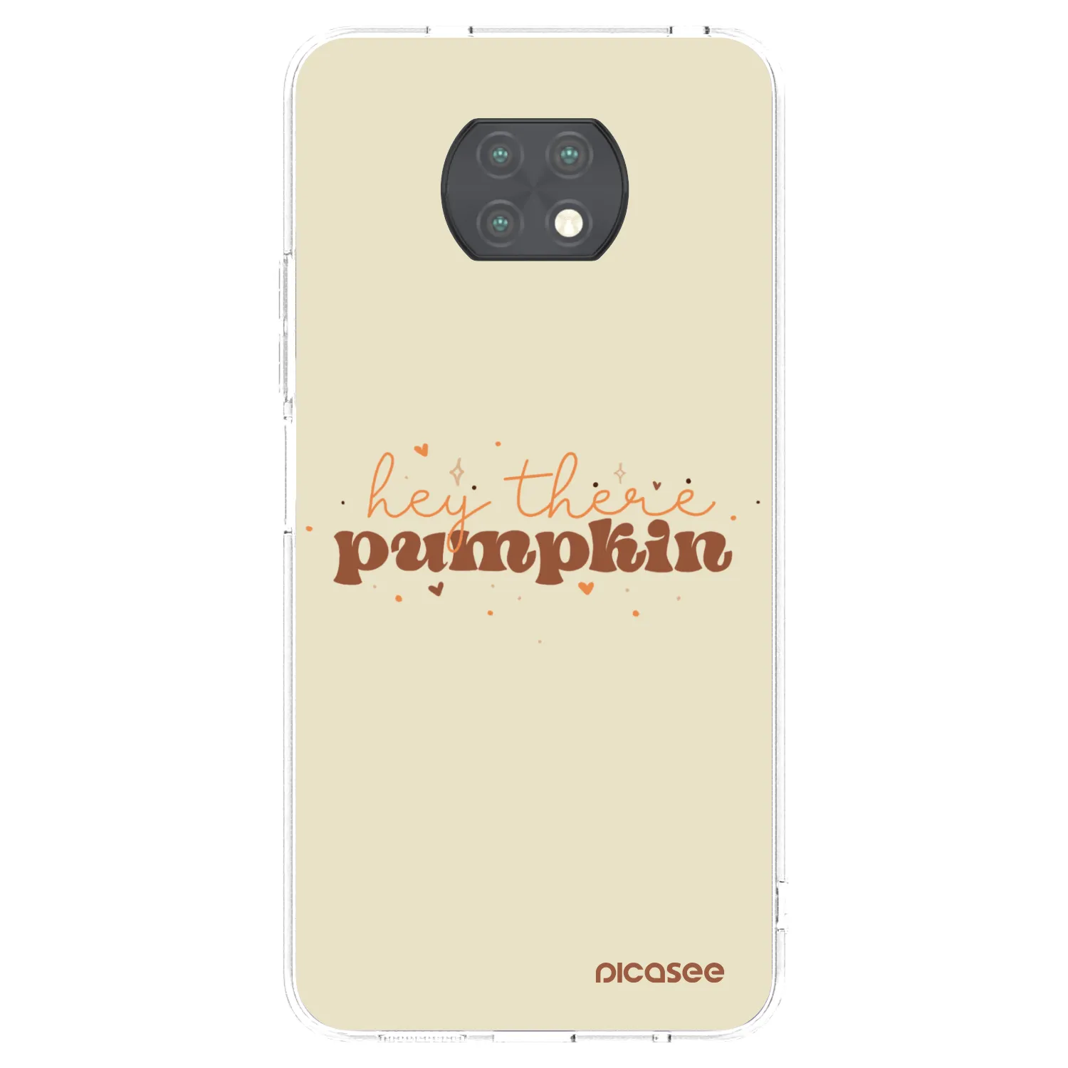 Picasee silikonska prozirna maskica za Xiaomi Redmi Note 9T - Hey there pumpkin