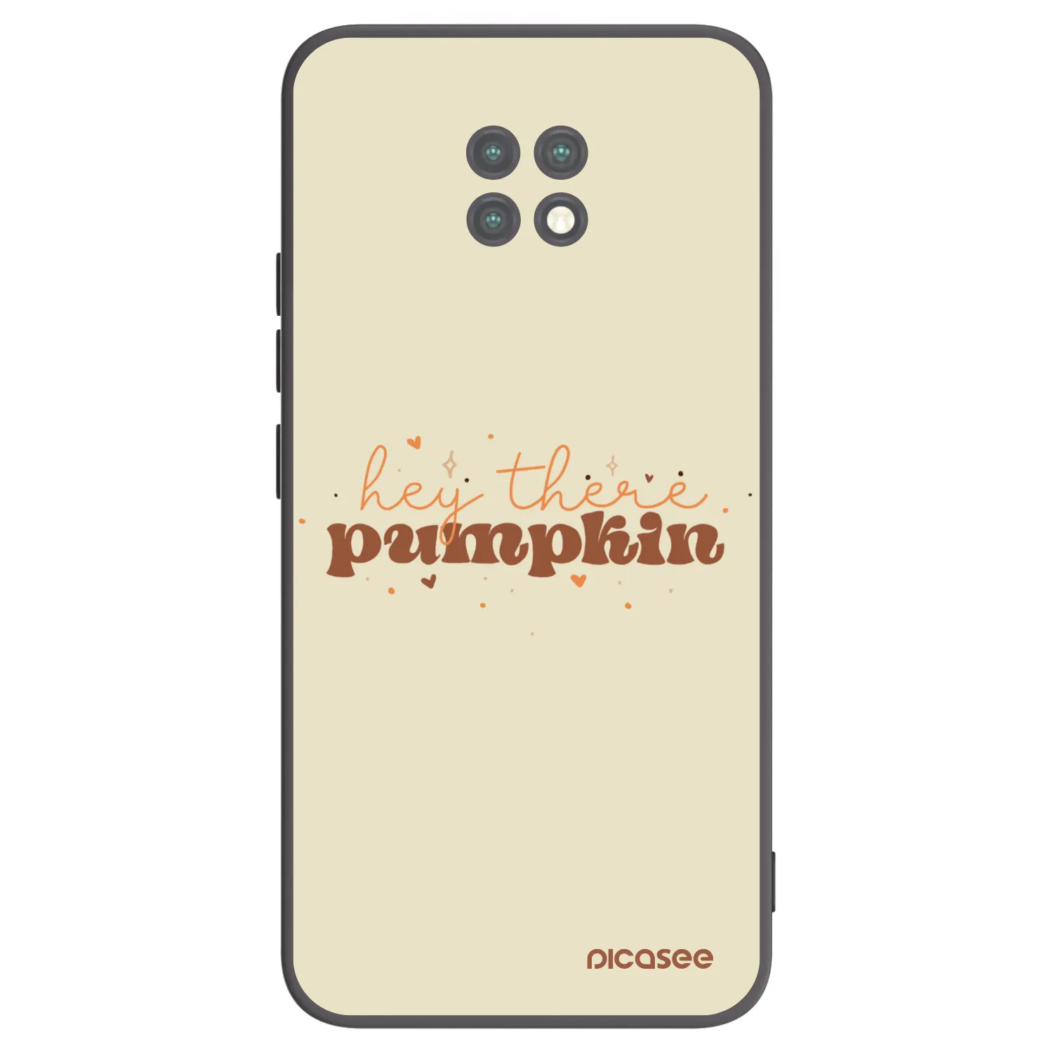 Picasee crna silikonska maskica za Xiaomi Redmi Note 9T - Hey there pumpkin