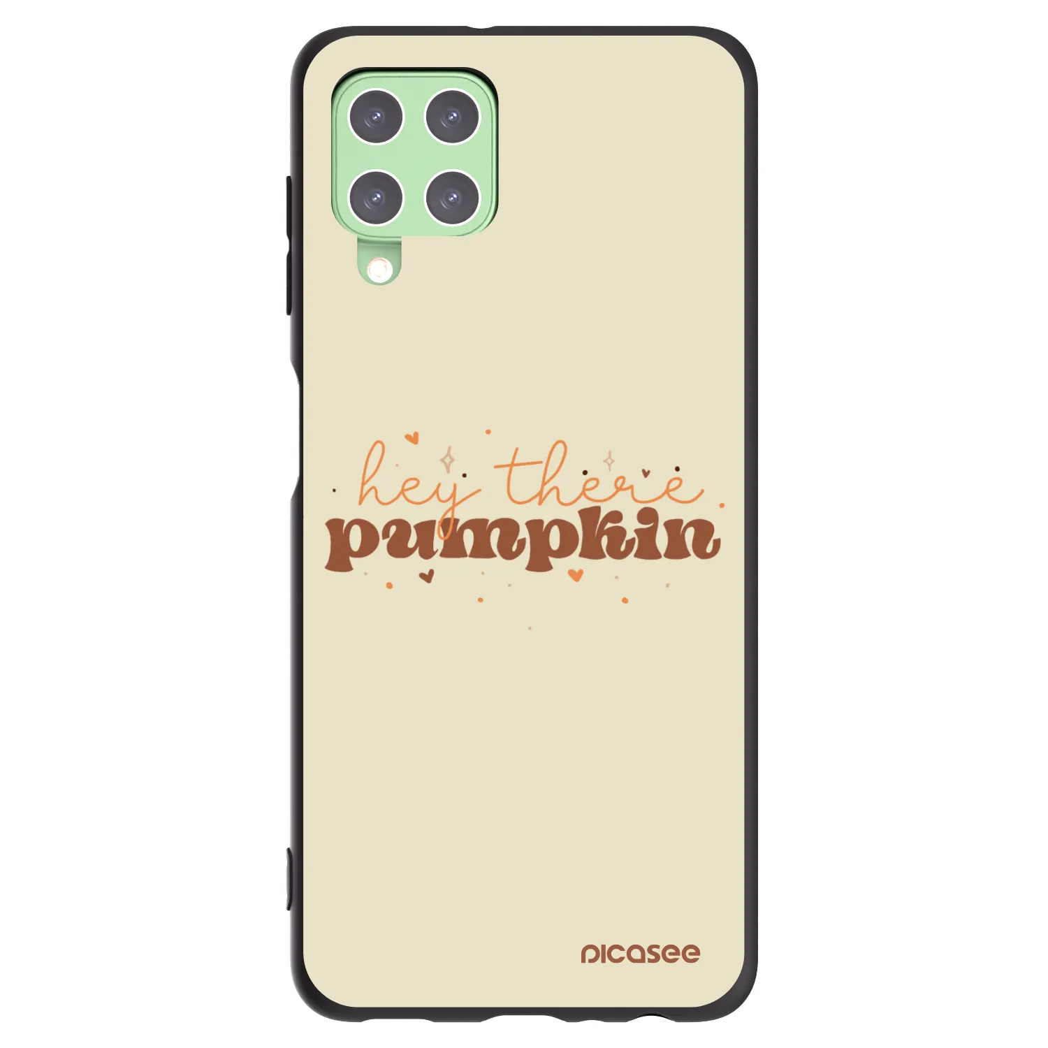 Picasee crna silikonska maskica za Samsung Galaxy A22 A225F 4G - Hey there pumpkin