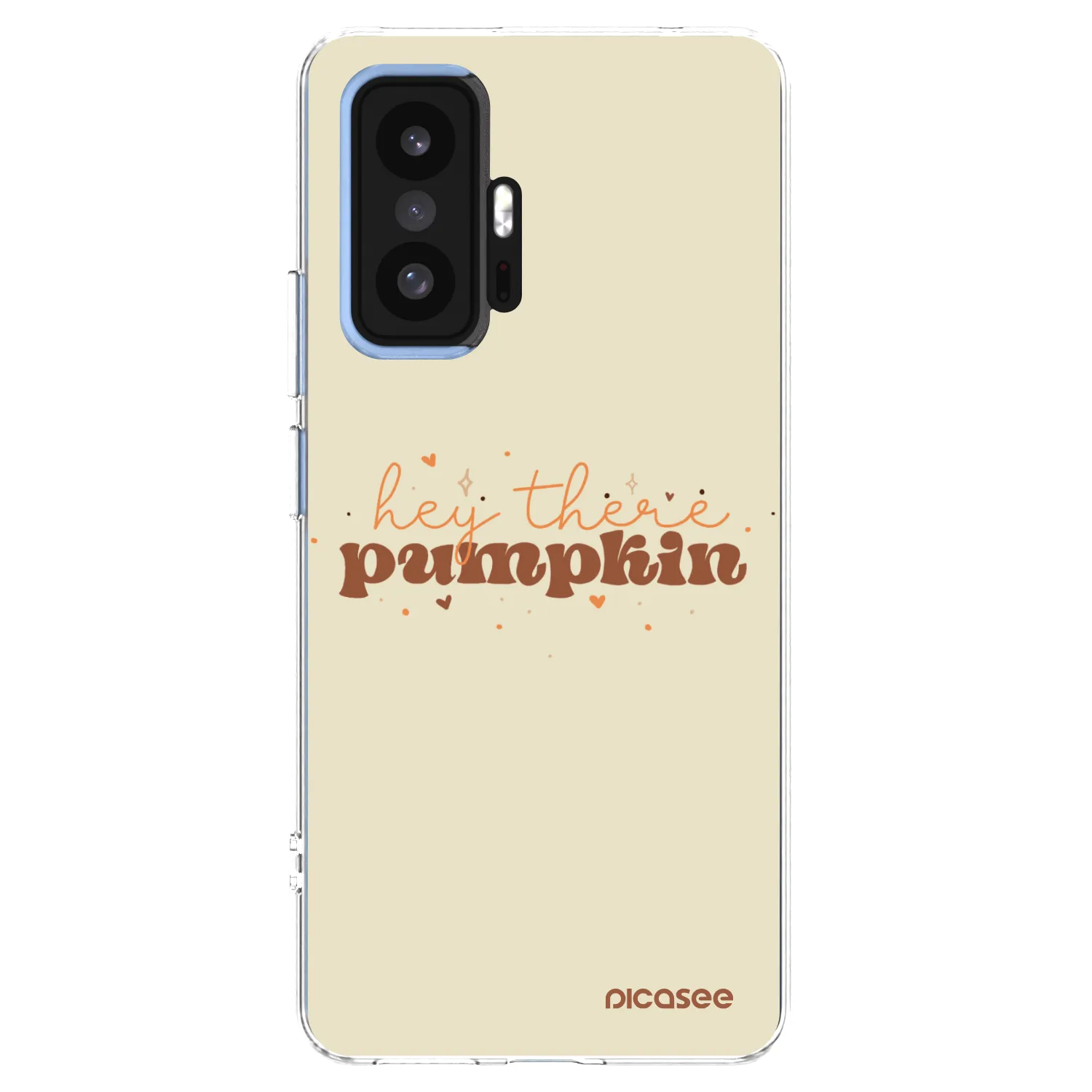 Picasee silikonska prozirna maskica za Xiaomi 11T Pro - Hey there pumpkin