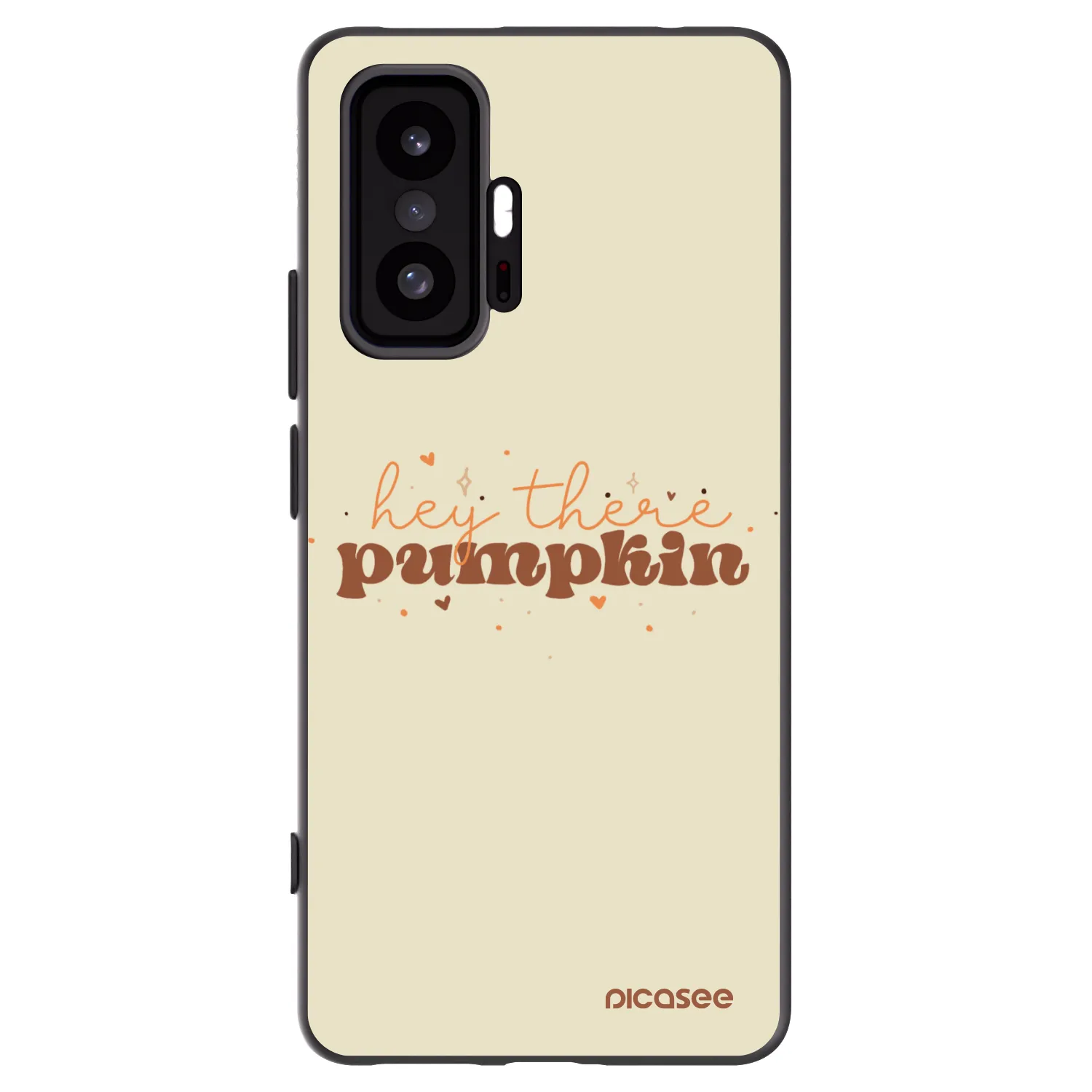 Picasee crna silikonska maskica za Xiaomi 11T Pro - Hey there pumpkin