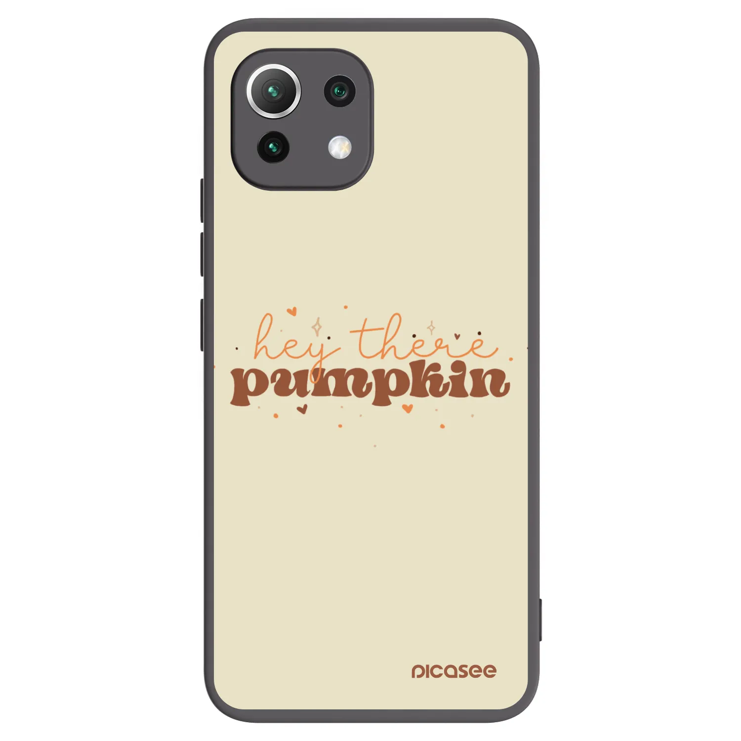 Picasee crna silikonska maskica za Xiaomi 11 Lite 5G NE - Hey there pumpkin