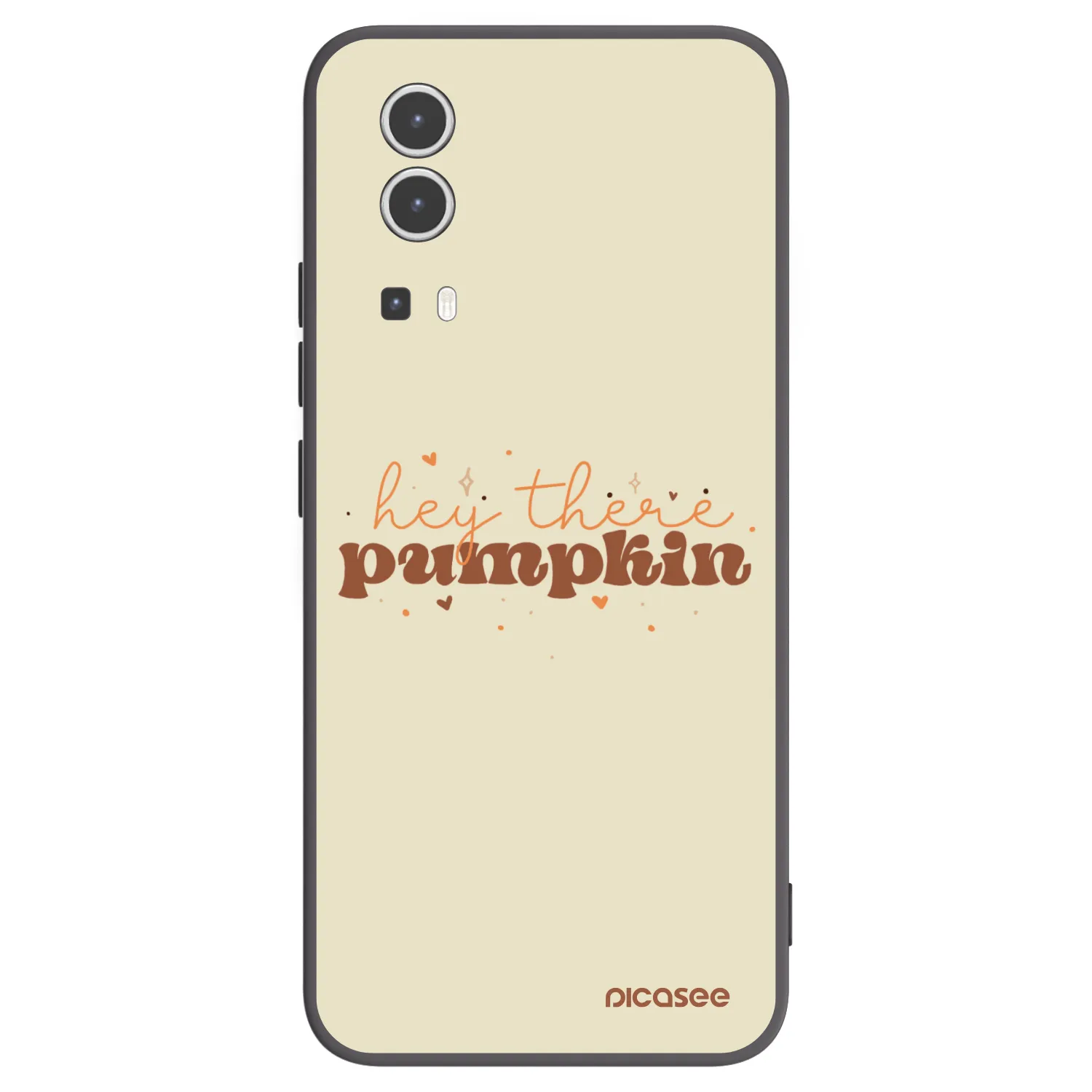 Picasee crna silikonska maskica za Vivo Y72 5G - Hey there pumpkin