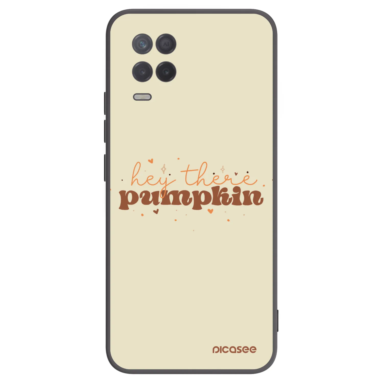 Picasee crna silikonska maskica za Realme 8 5G - Hey there pumpkin