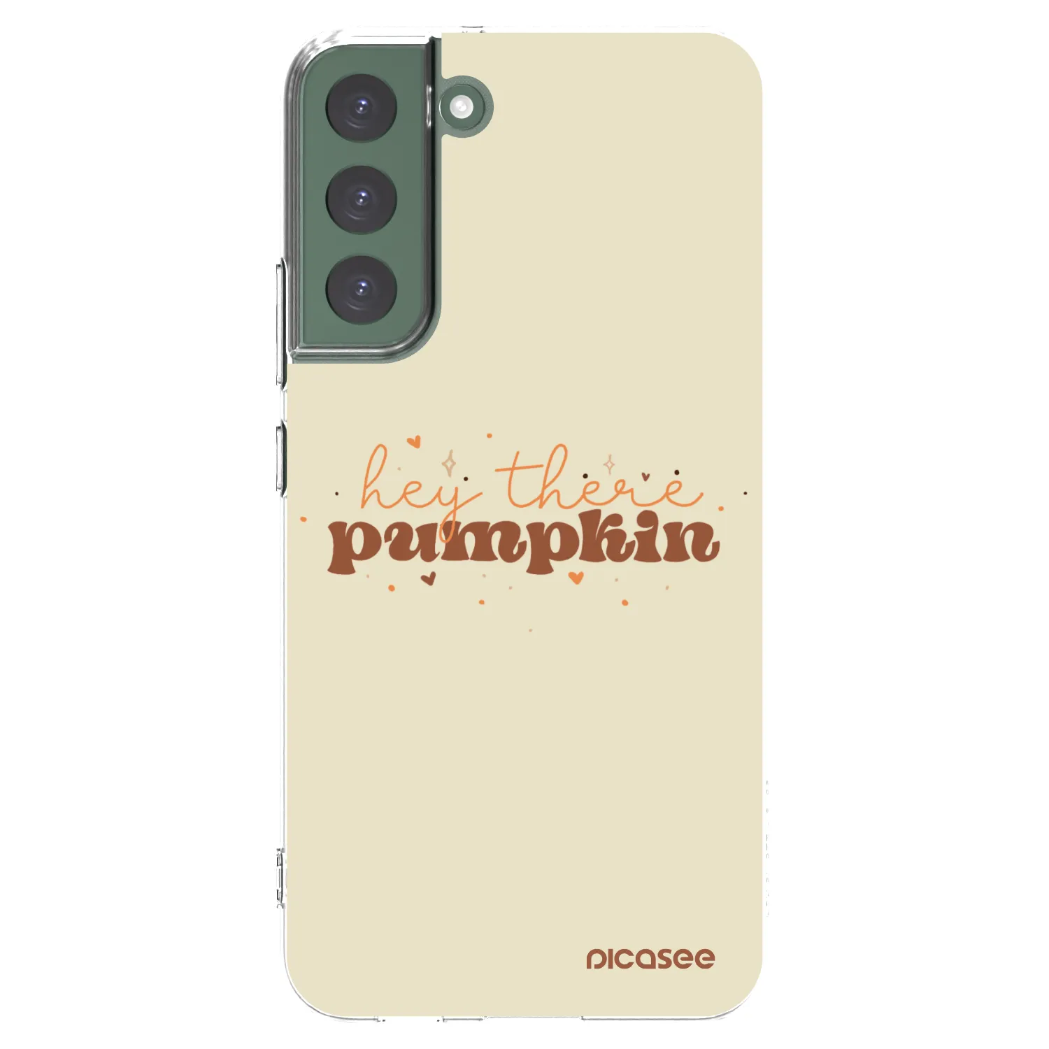 Picasee silikonska prozirna maskica za Samsung Galaxy S22+ 5G - Hey there pumpkin