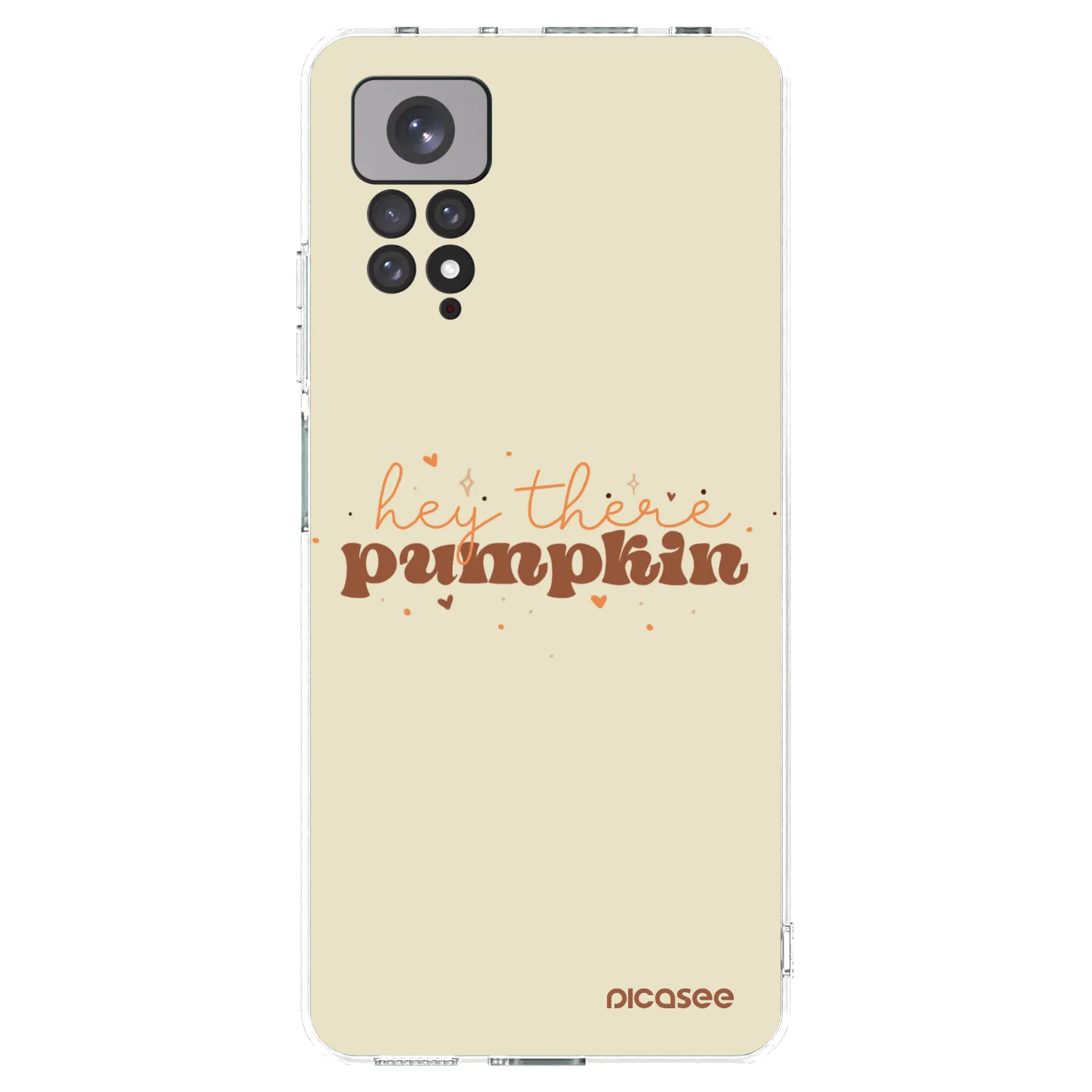Picasee silikonska prozirna maskica za Xiaomi Redmi Note 11S 4G - Hey there pumpkin