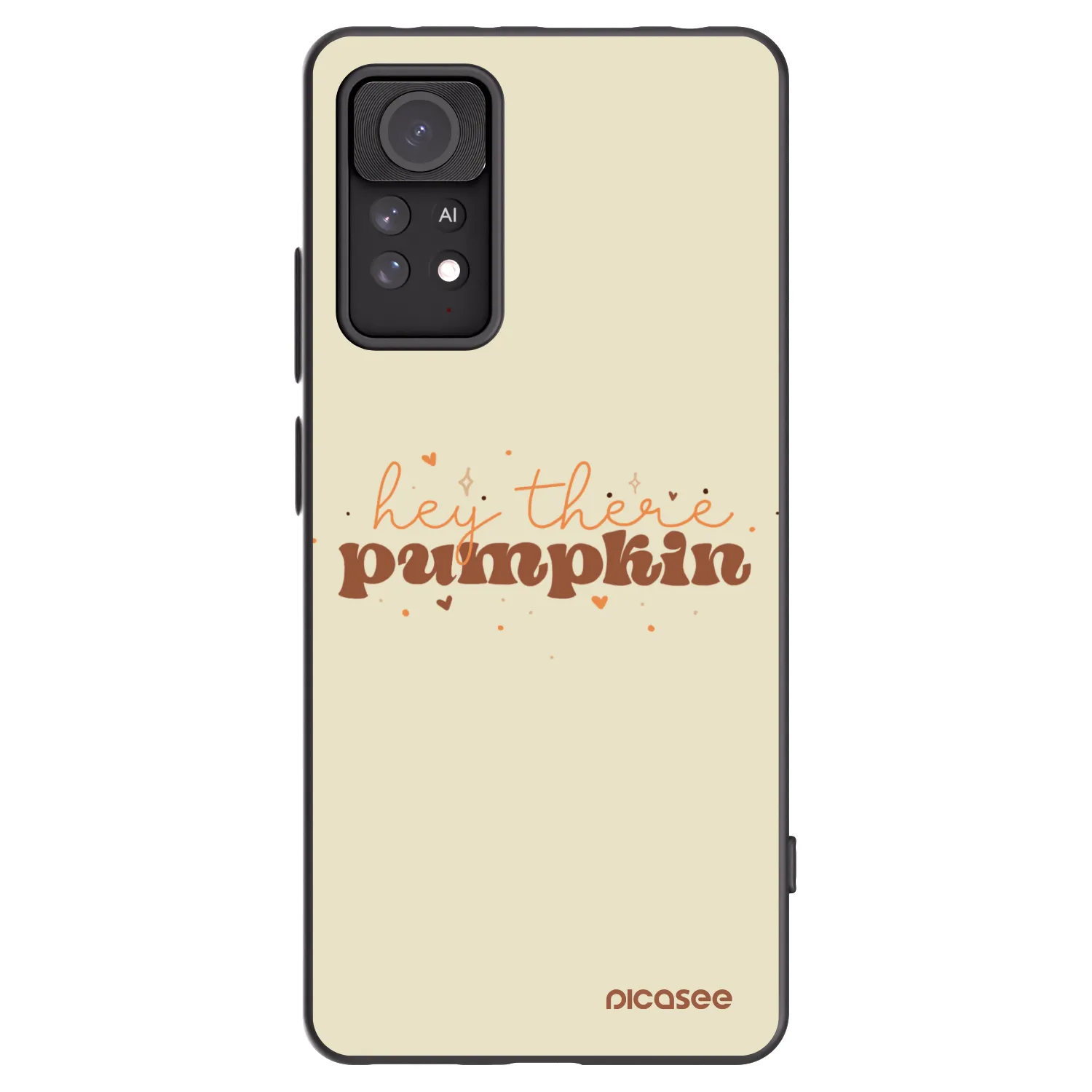 Picasee crna silikonska maskica za Xiaomi Redmi Note 11 Pro - Hey there pumpkin