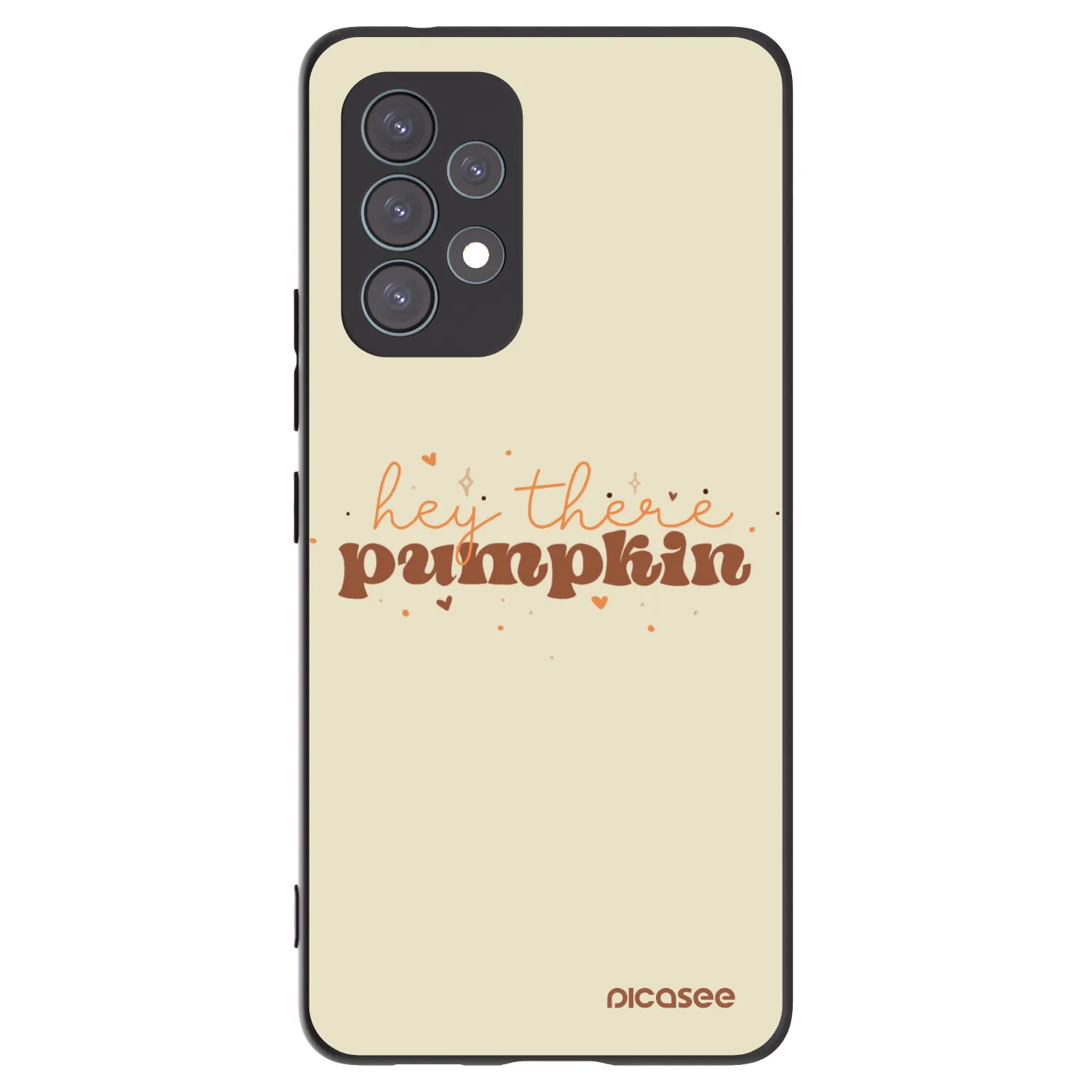 Picasee crna silikonska maskica za Samsung Galaxy A53 5G A536 - Hey there pumpkin