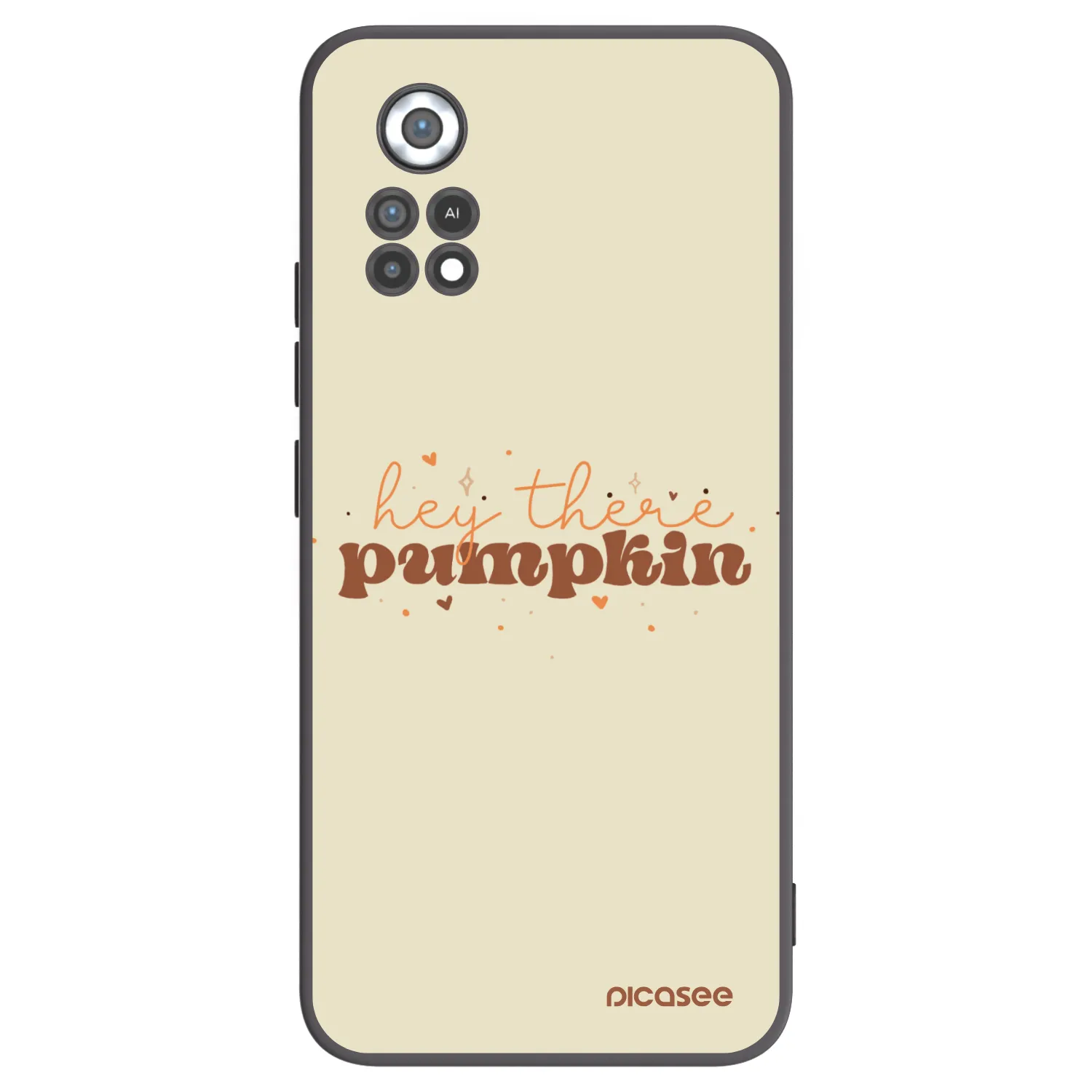 Picasee crna silikonska maskica za Xiaomi Poco X4 Pro 5G - Hey there pumpkin