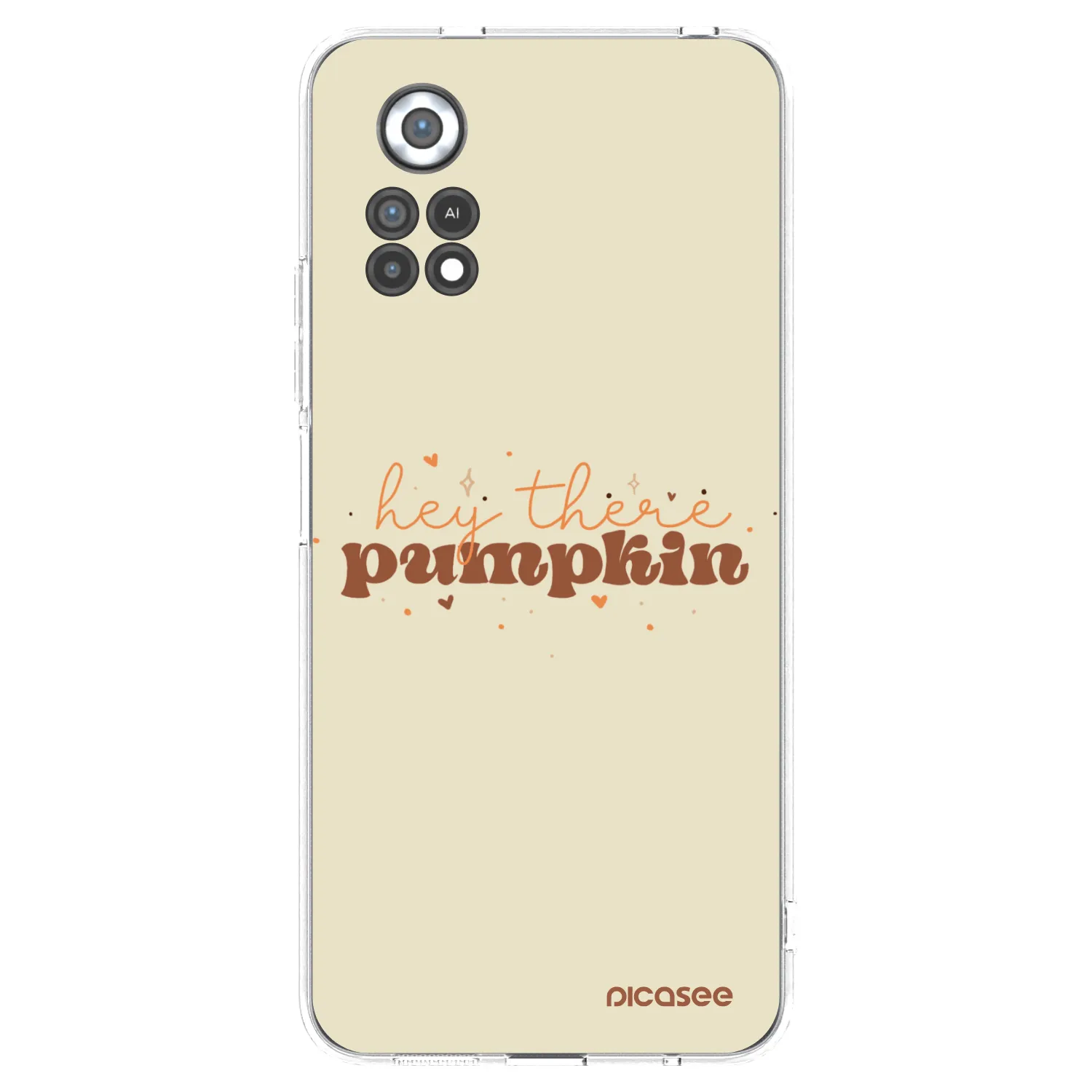 Picasee silikonska prozirna maskica za Xiaomi Poco X4 Pro 5G - Hey there pumpkin