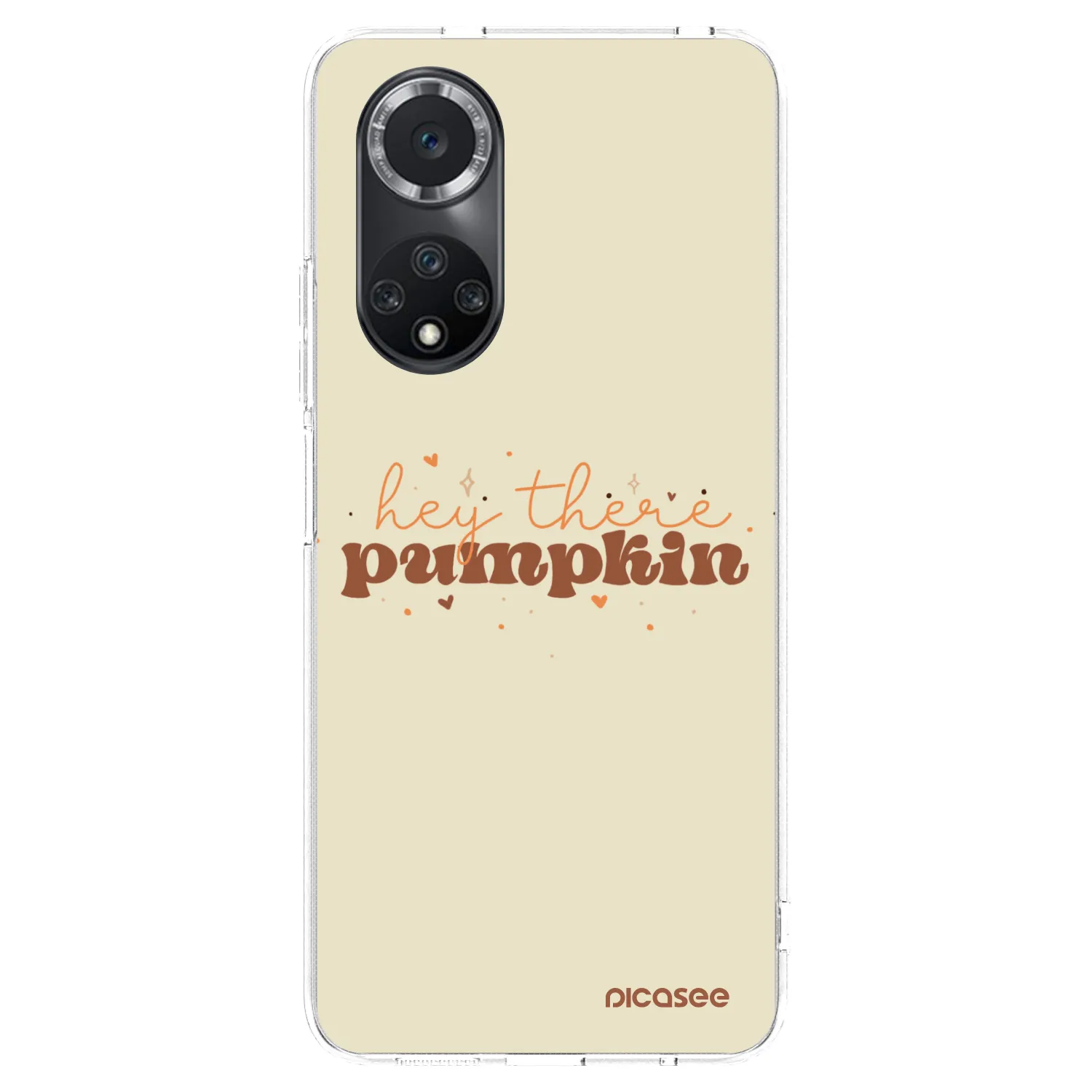 Picasee silikonska prozirna maskica za Huawei Nova 9 SE - Hey there pumpkin