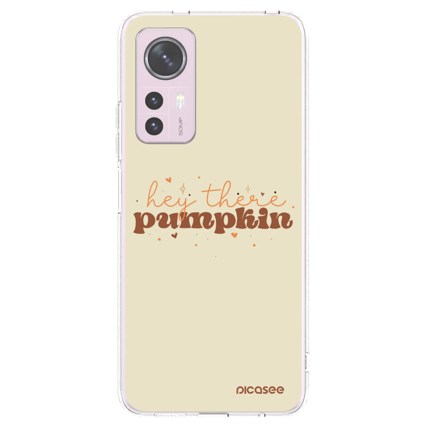 Picasee silikonska prozirna maskica za Xiaomi 12 - Hey there pumpkin