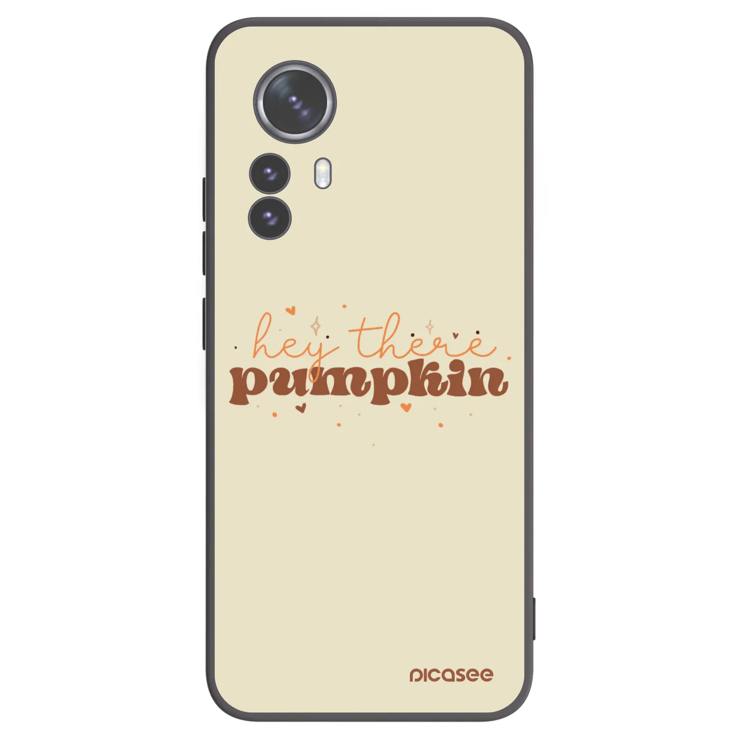Picasee crna silikonska maskica za Xiaomi 12 Pro - Hey there pumpkin