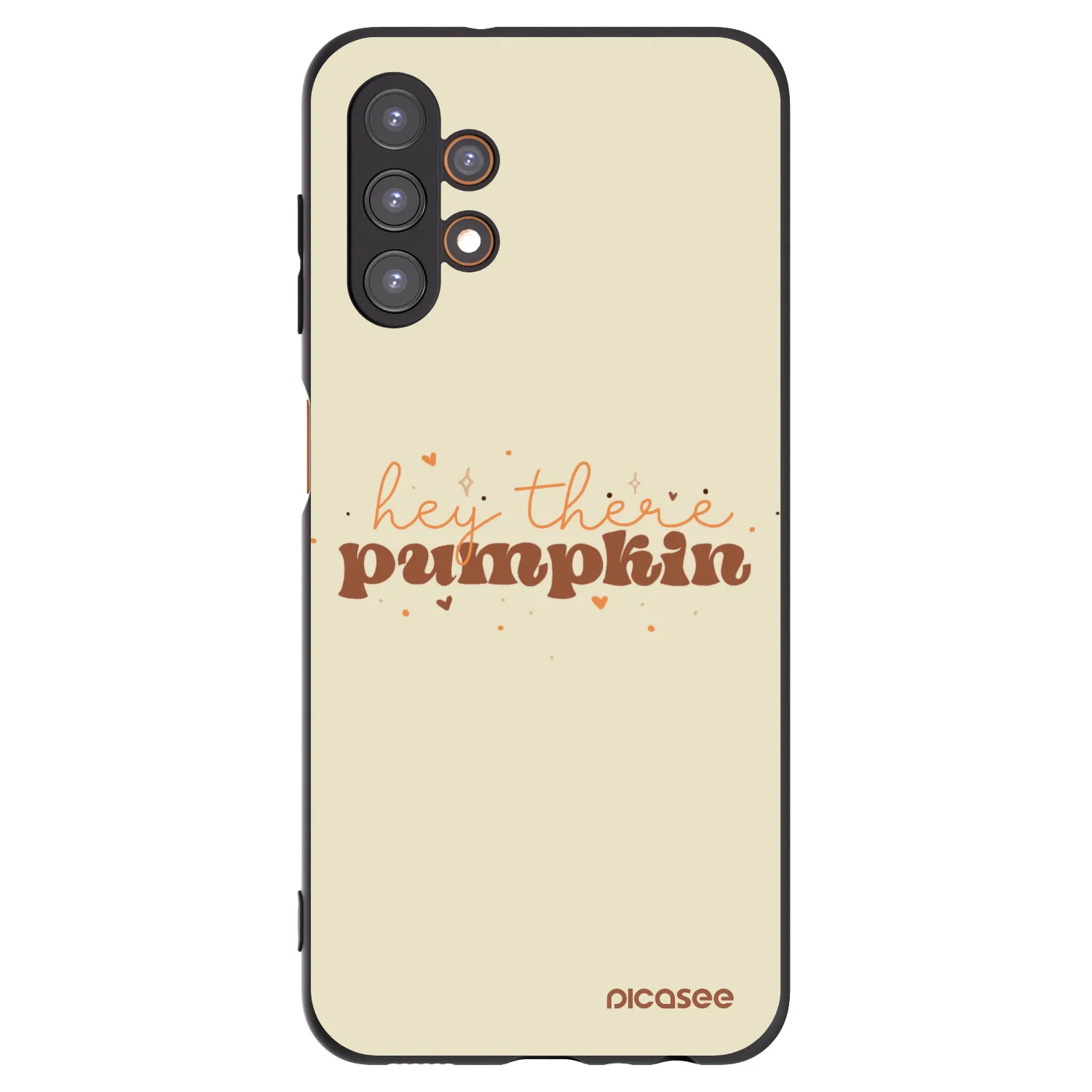 Picasee crna silikonska maskica za Samsung Galaxy A13 4G A135 - Hey there pumpkin