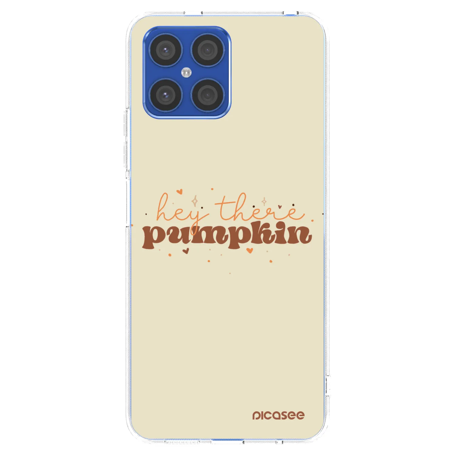 Picasee silikonska prozirna maskica za Honor X8 4G - Hey there pumpkin