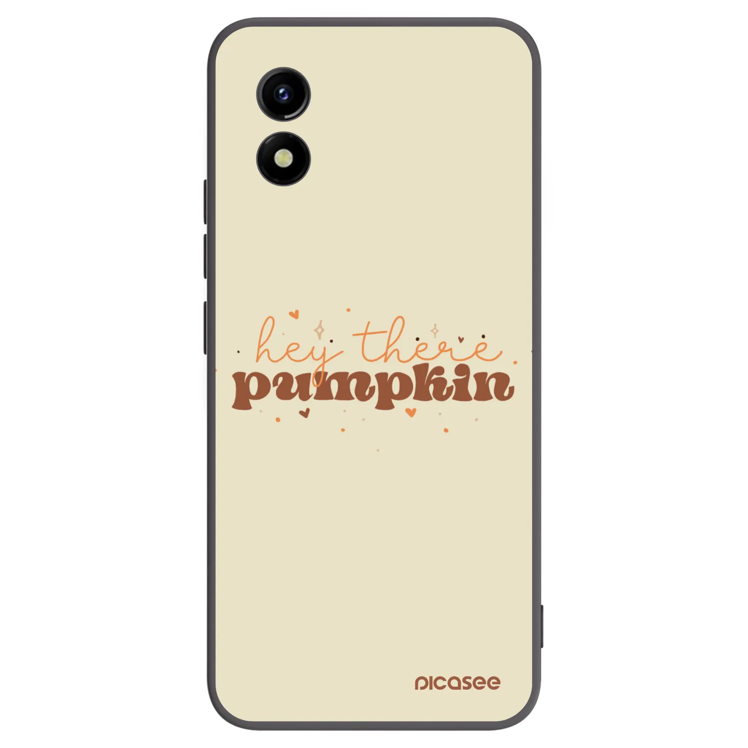 Picasee crna silikonska maskica za Vivo Y01 - Hey there pumpkin